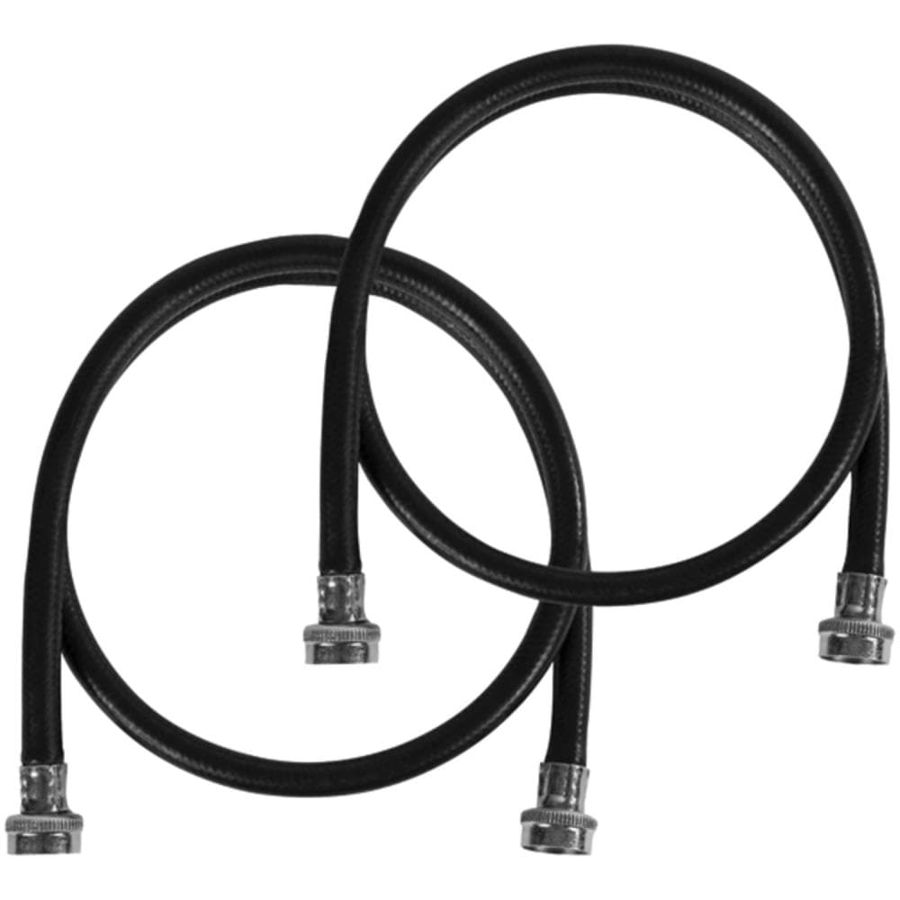 Certified Appliance Accessories WM48BR2PK 2-Pack 4-ft 3/4-in Fgh Inlet x 3/4-in Fgh Outlet Epdm Washing Machine Connector