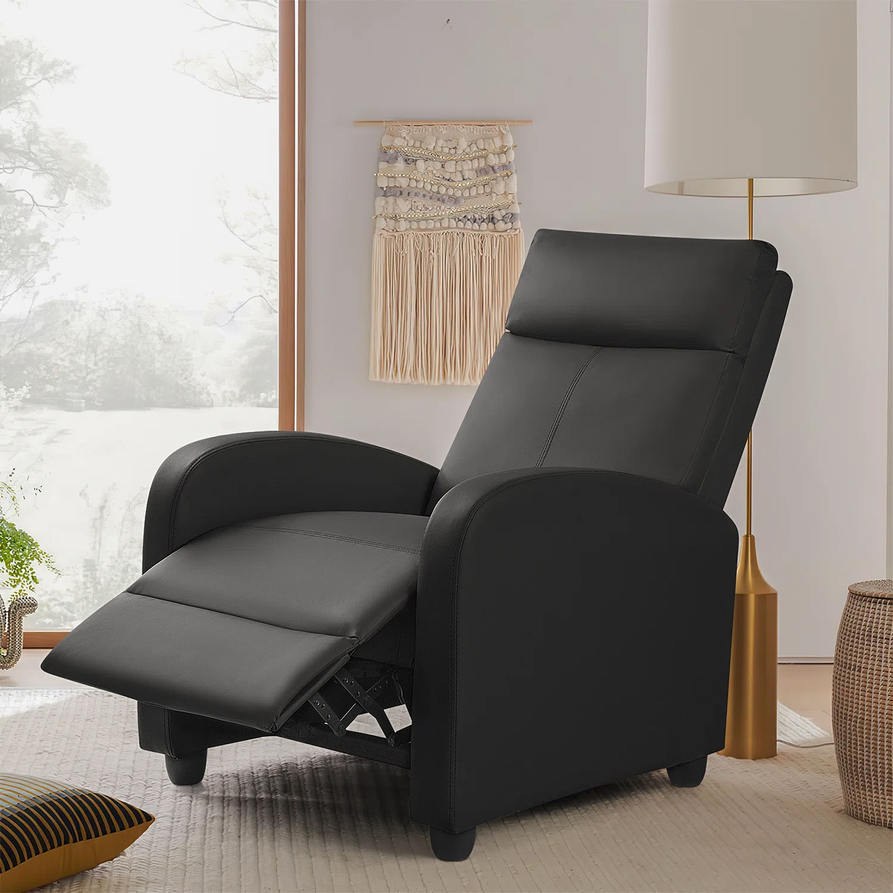 Vineego Massage Sofa Chair,Adjustable Fabric Recliner Home Theater