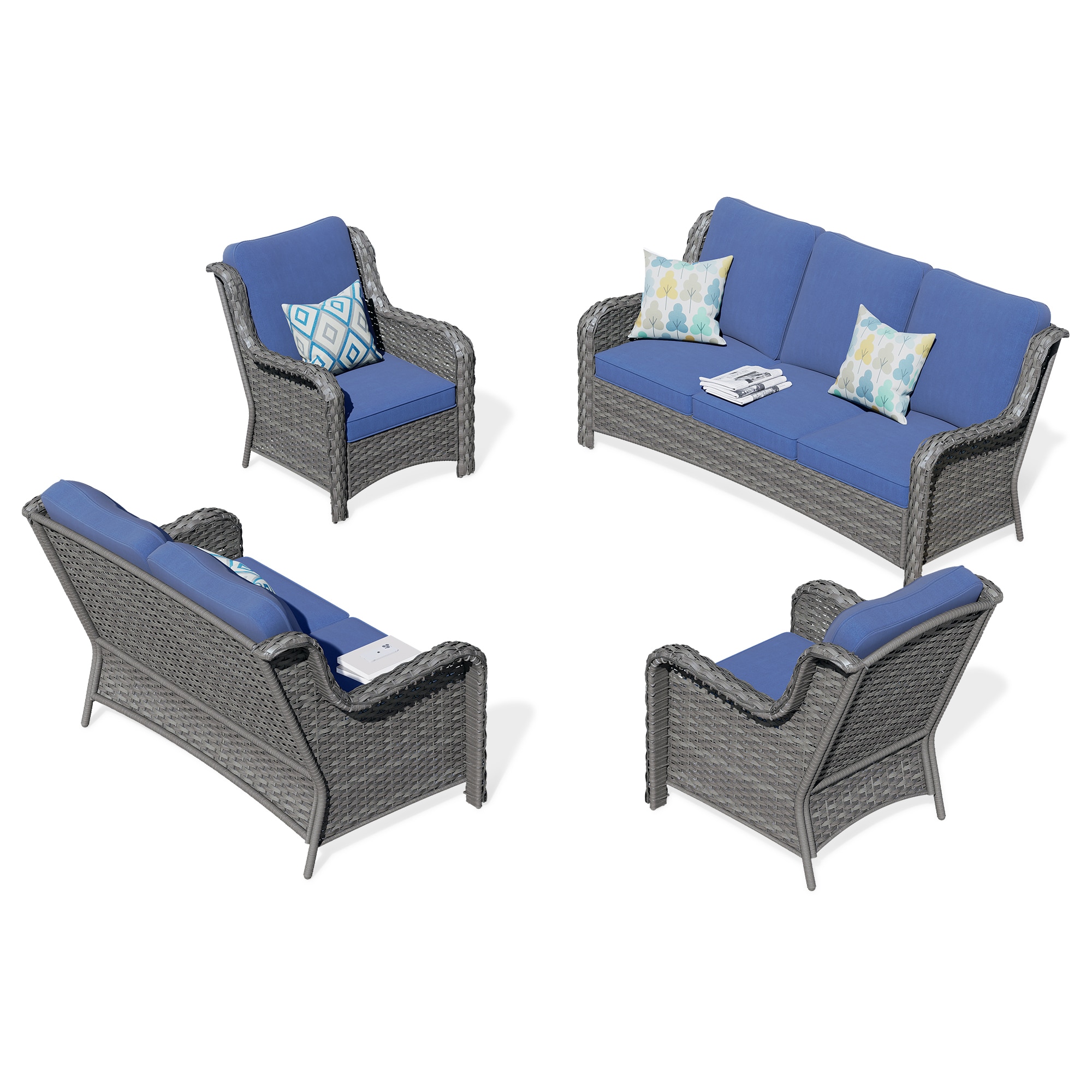 Ovios GNTC3-602 Patio-Conversation-Sets - View #8