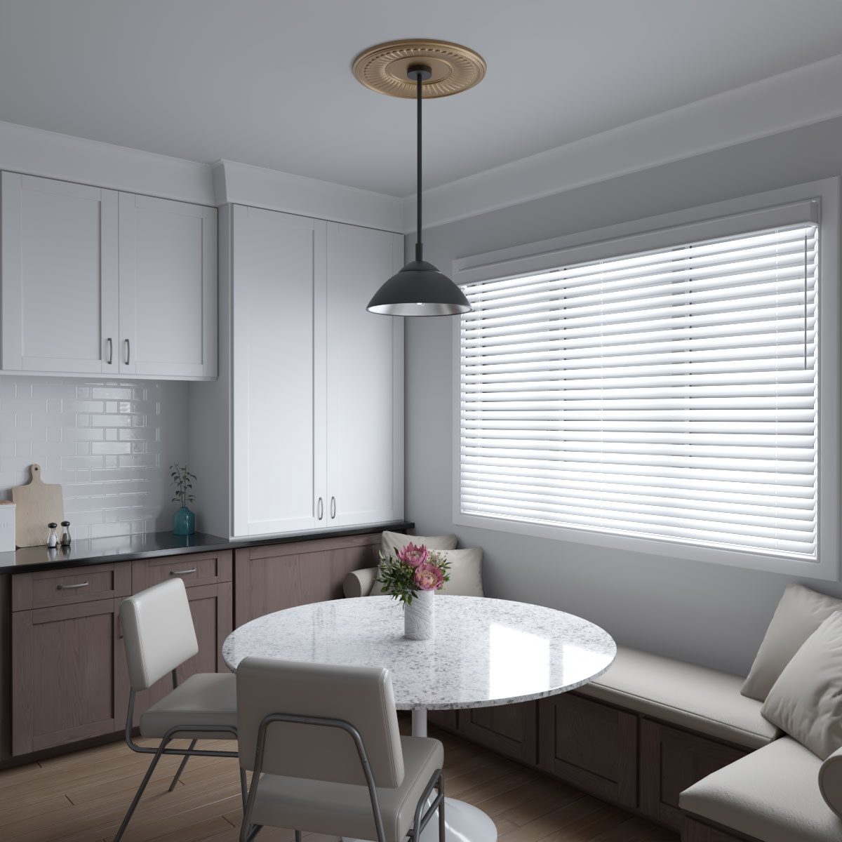 Ekena Millwork CMP19BEBGL Ceiling-Medallions - View #6