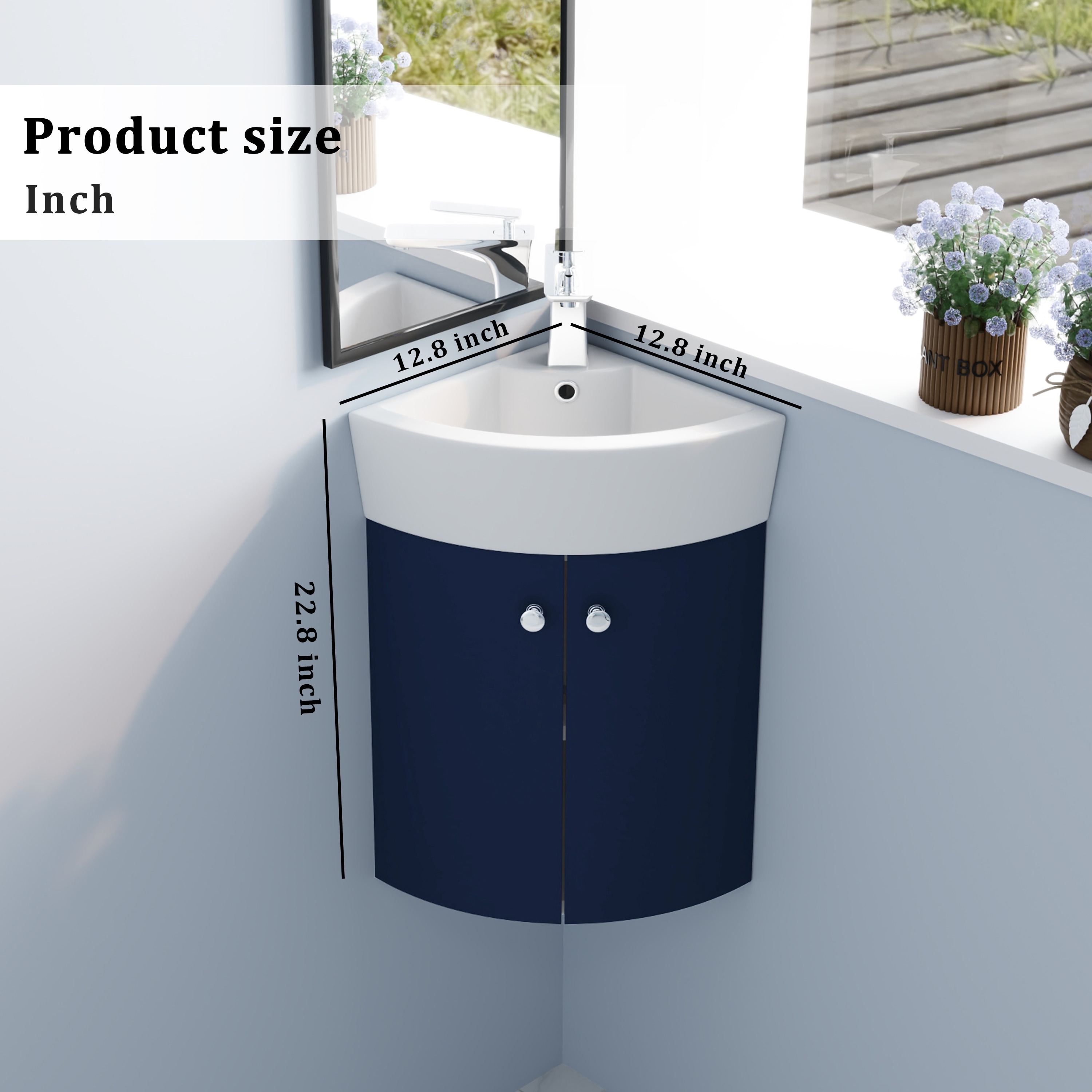 WELLFOR GLEM-70002 Bath-Vanity-Combo - View #2