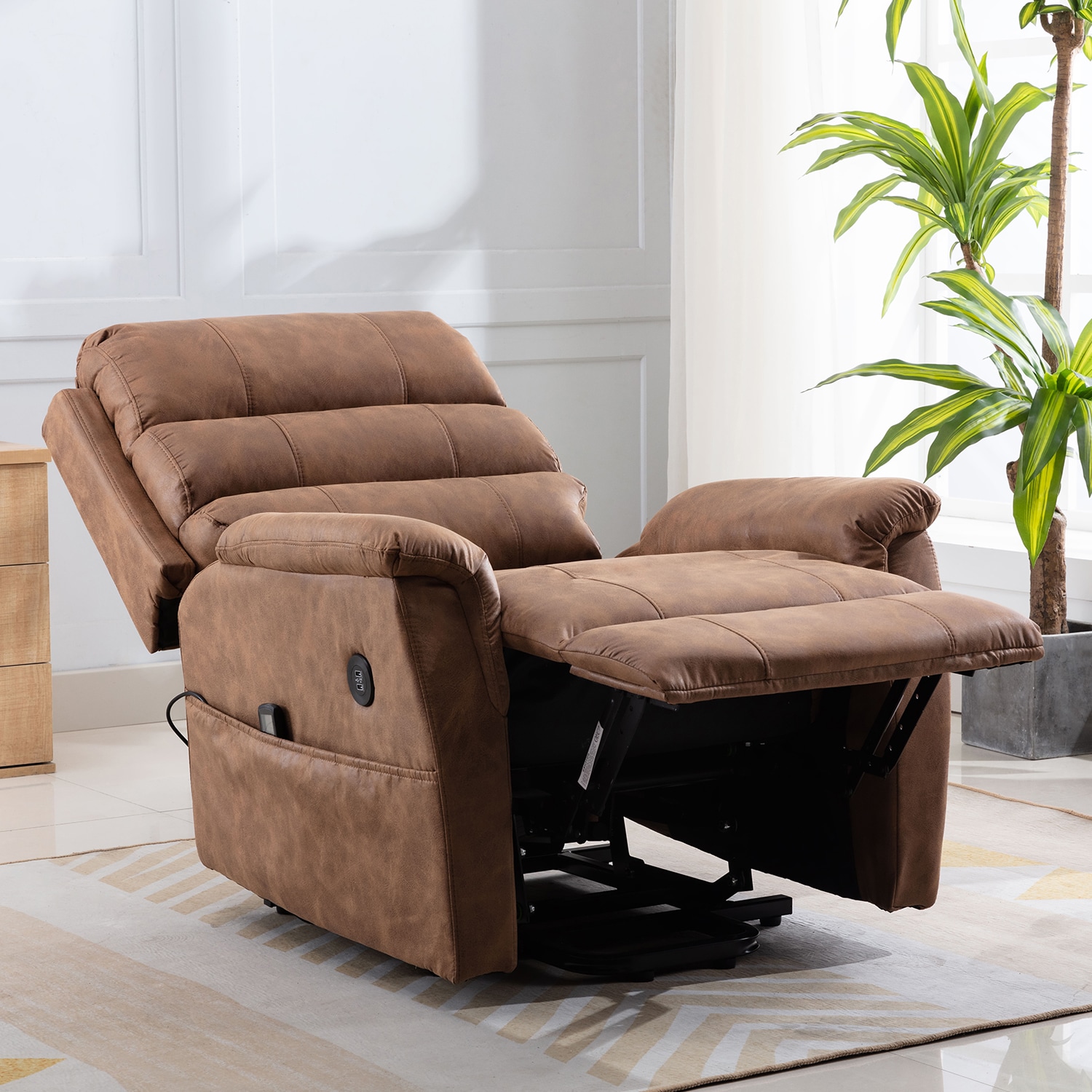 Lifesmart lift chair recliner with heat and discount massage