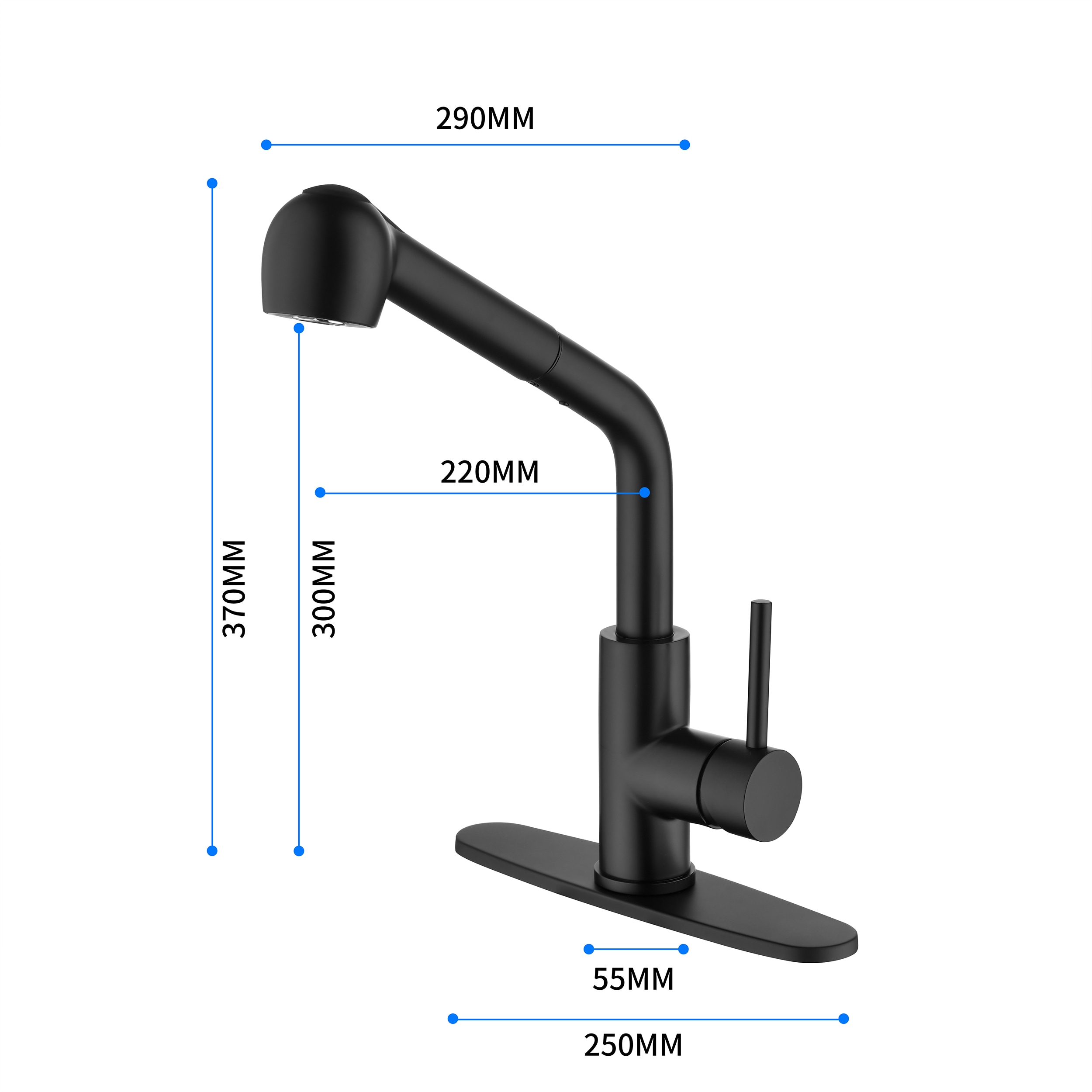 Utopia 4niture HATH4006-MB Kitchen-Faucets - View #2