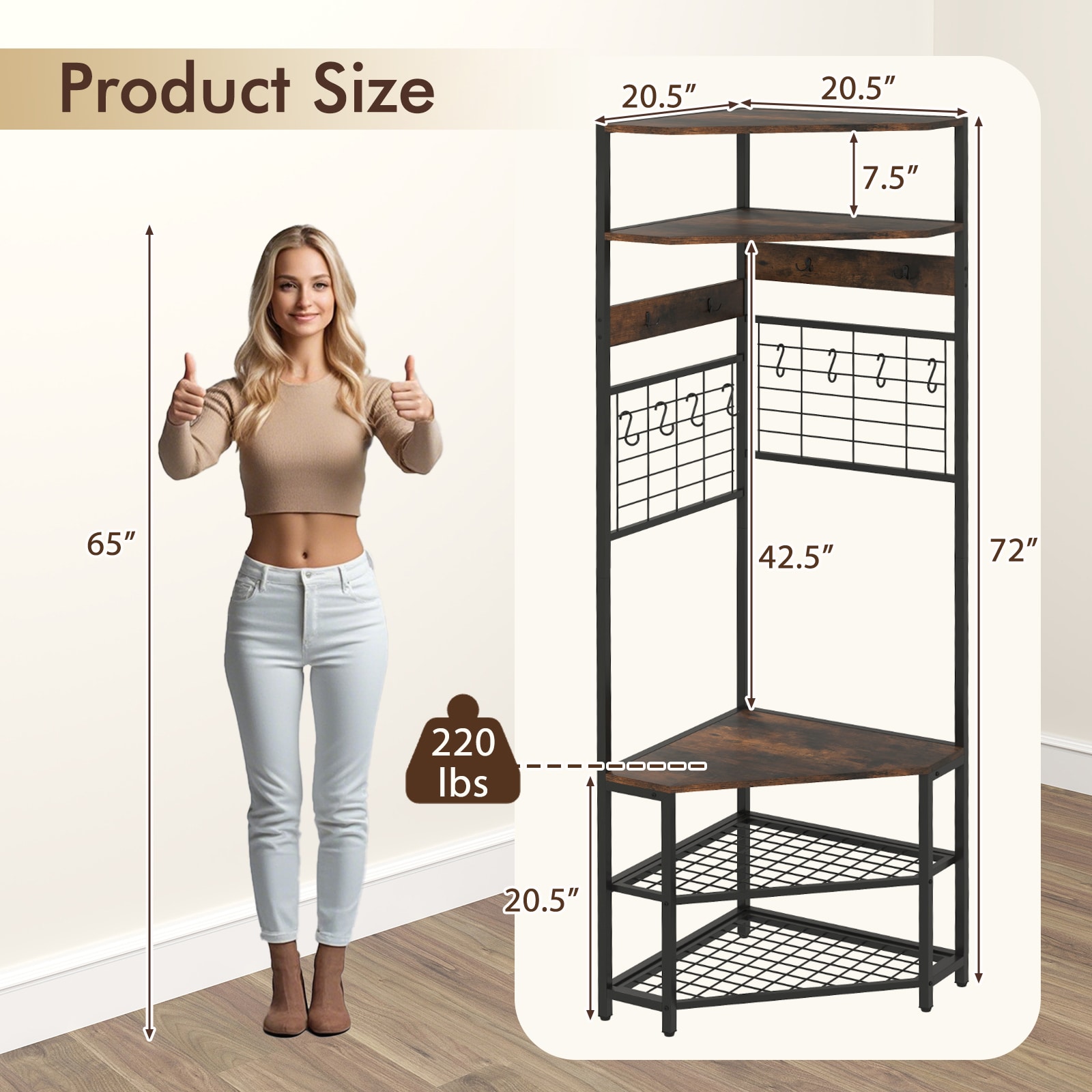 SUGIFT LW018SUGHY614 Shoe-Racks - View #3