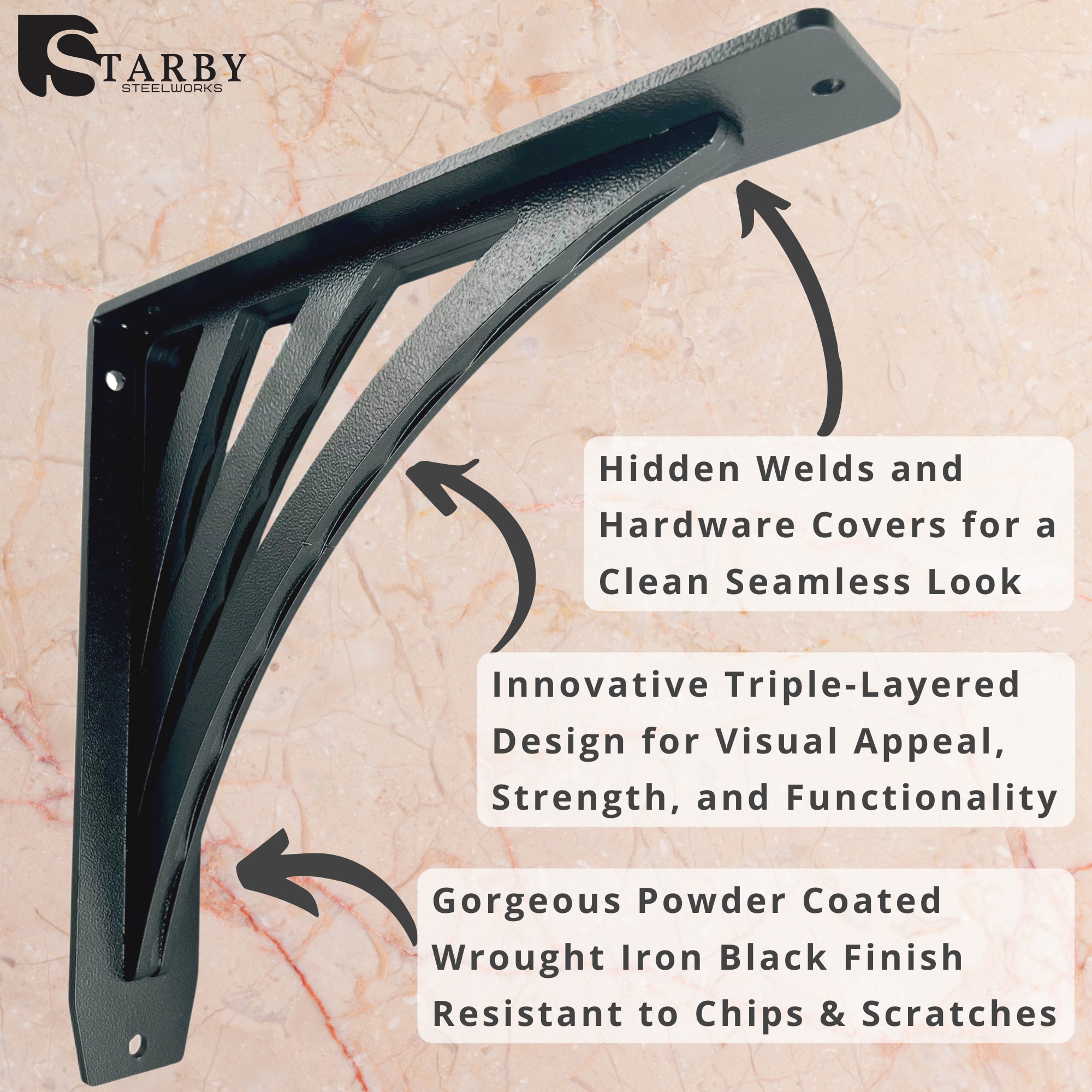 STARBY SB-RAVENEL-8 Shelving-Hardware - View #4