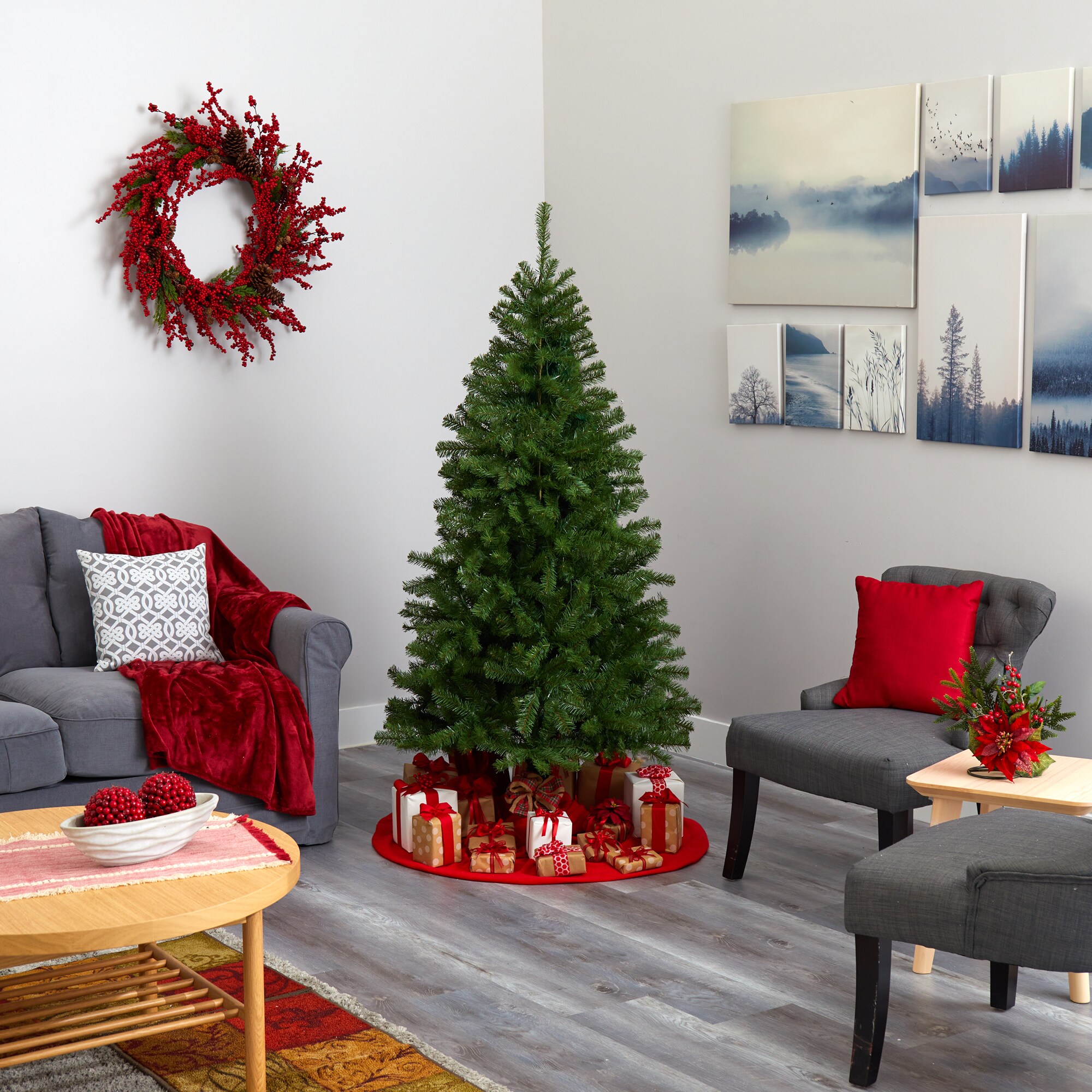 Nearly Natural T1481 Artificial-Christmas-Trees - View #8