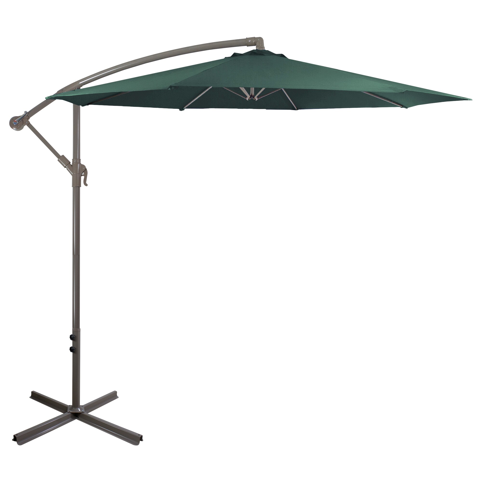 Northlight 32881041 10-ft Steel Cantilever Patio Umbrella