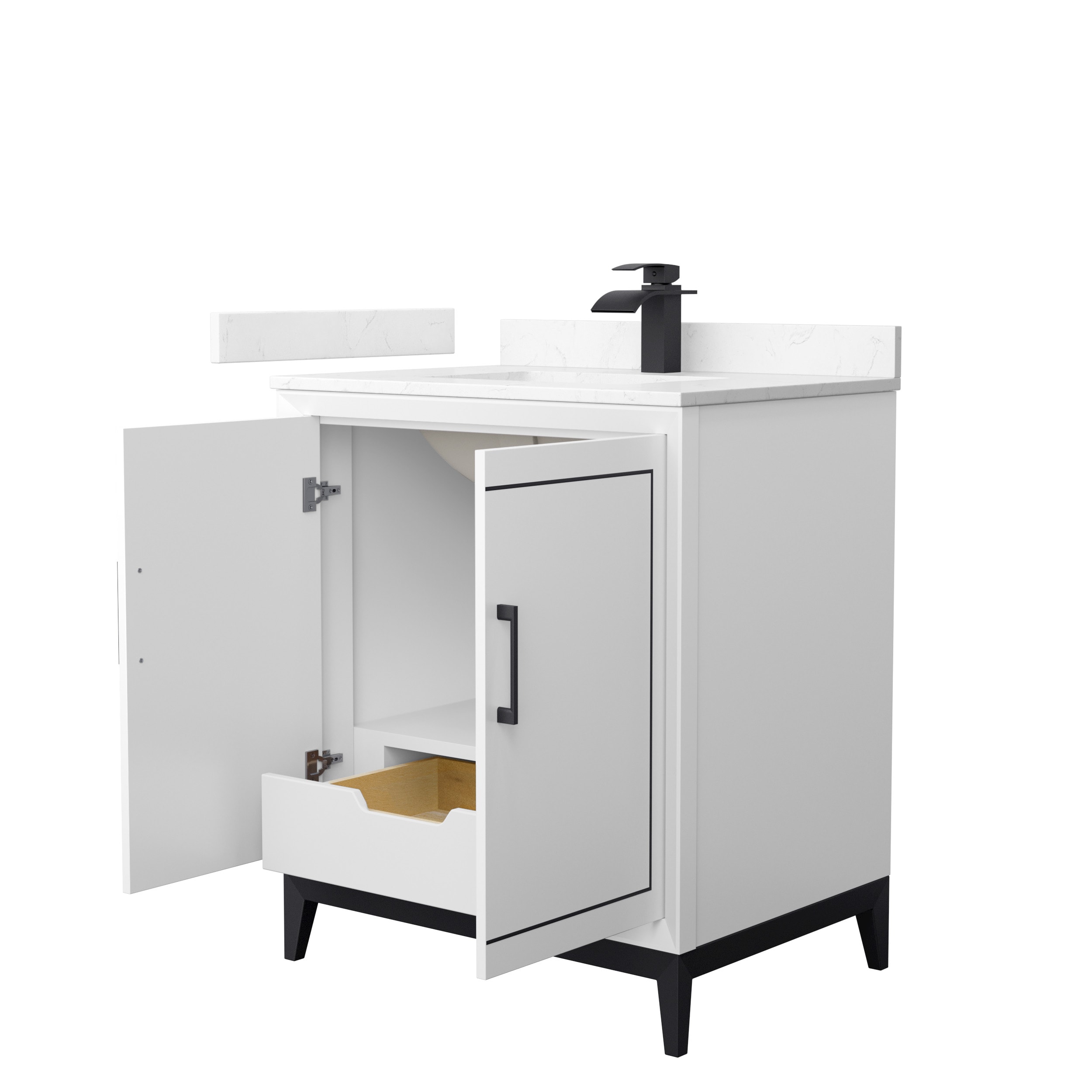 Wyndham Collection WCH515130SWBC2UNSMXX Bath-Vanity-Combo - View #2