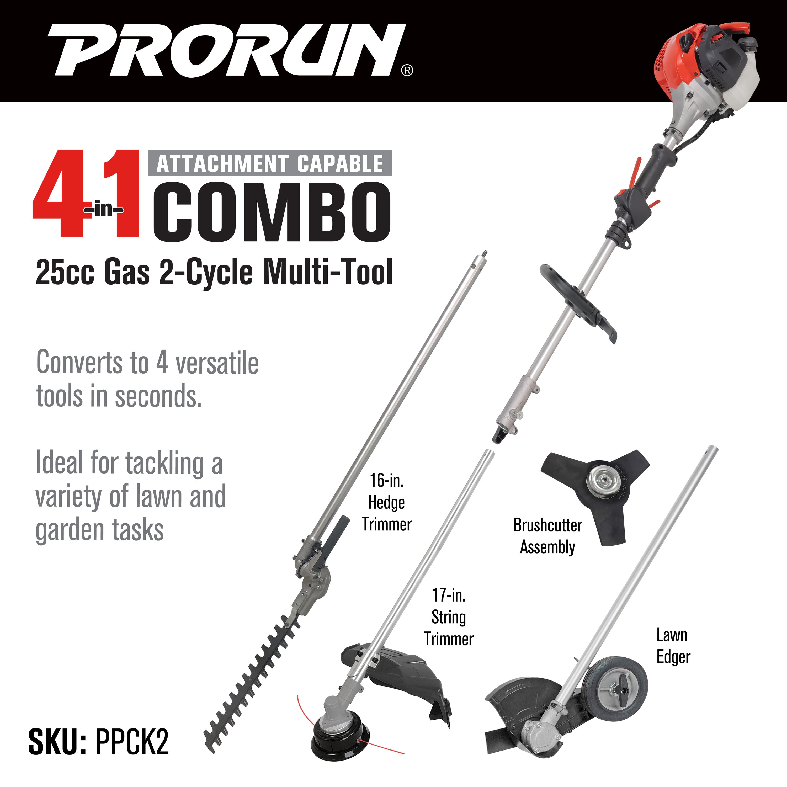 PRORUN PPCK2 Trimmer-Attachments - View #2