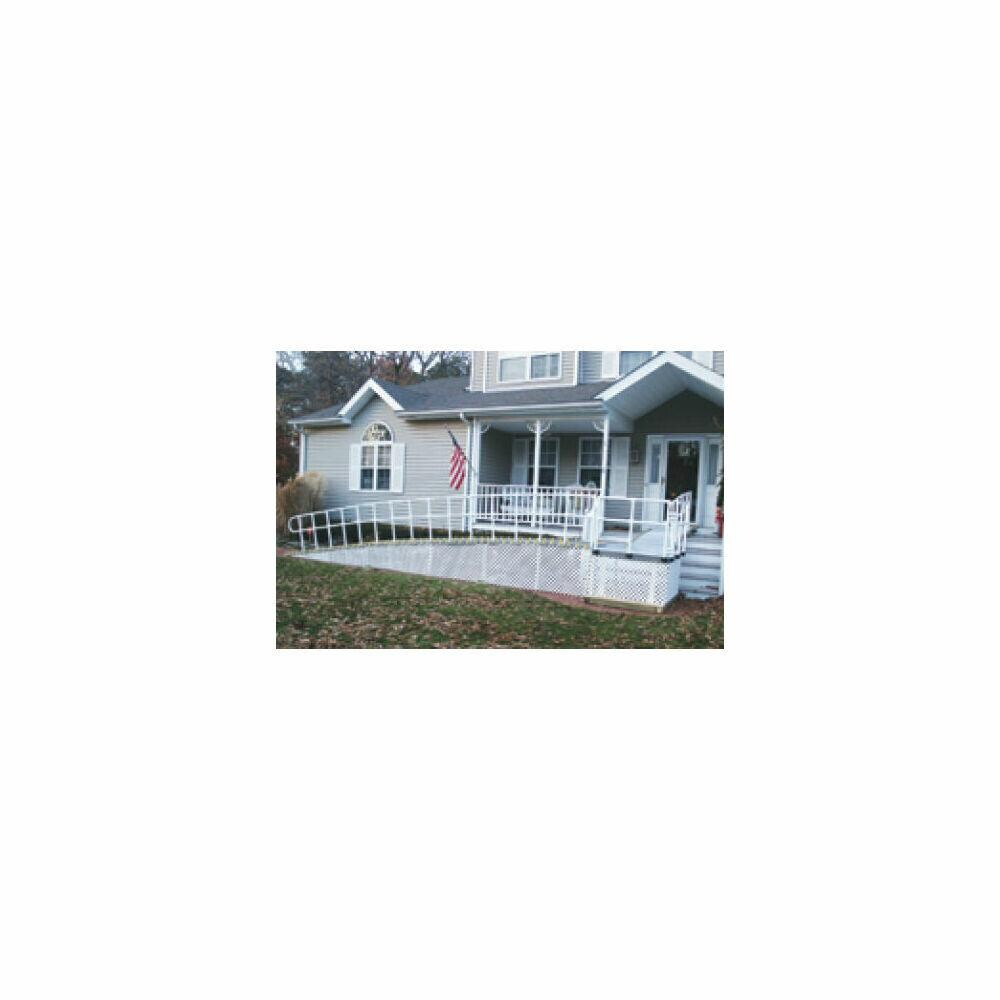  ROLLA041 Roll-A-Ramp PF1-60HR 60 in. x 60 in. Platform Kit with Handrails