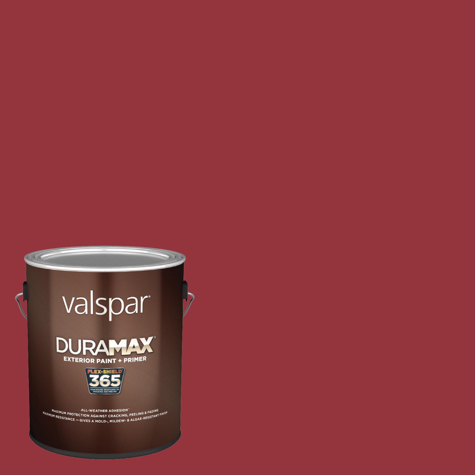 Valspar 1011-3-75206 Duramax Flat Quite Red 1011-3 Latex Exterior Paint + Primer ( 1-gallon )