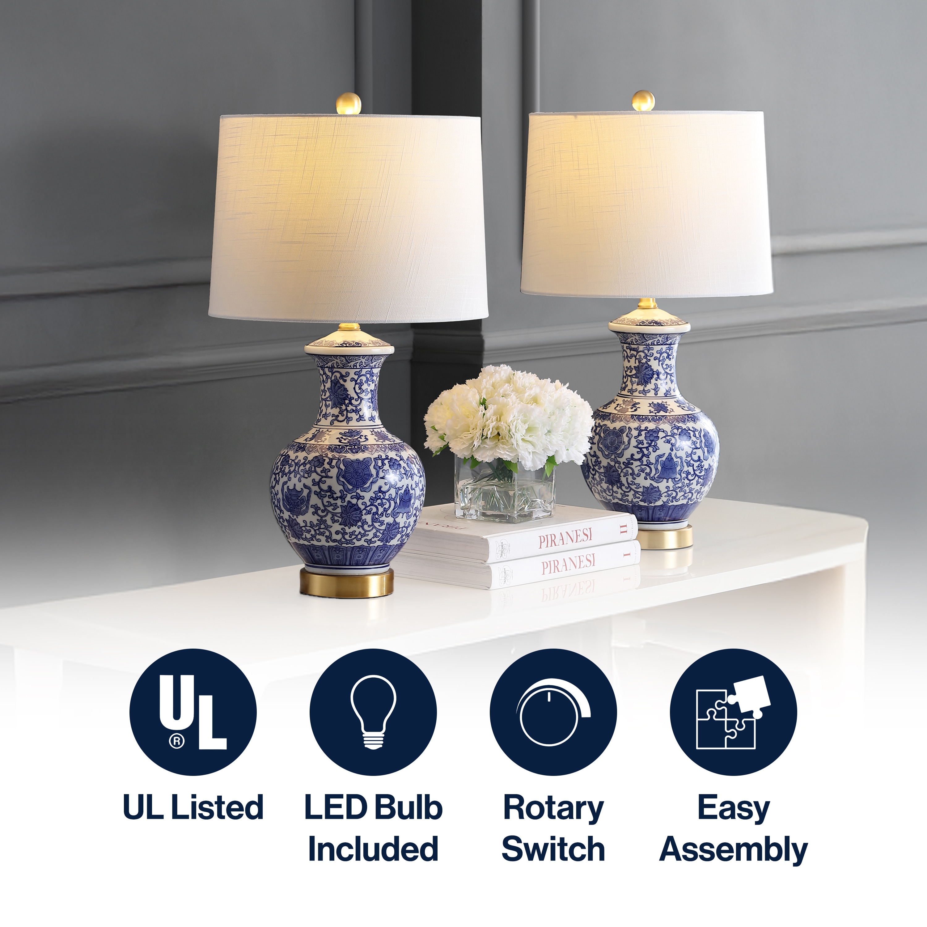JONATHAN  Y JYL1072A-SET2 Table-Lamps - View #3