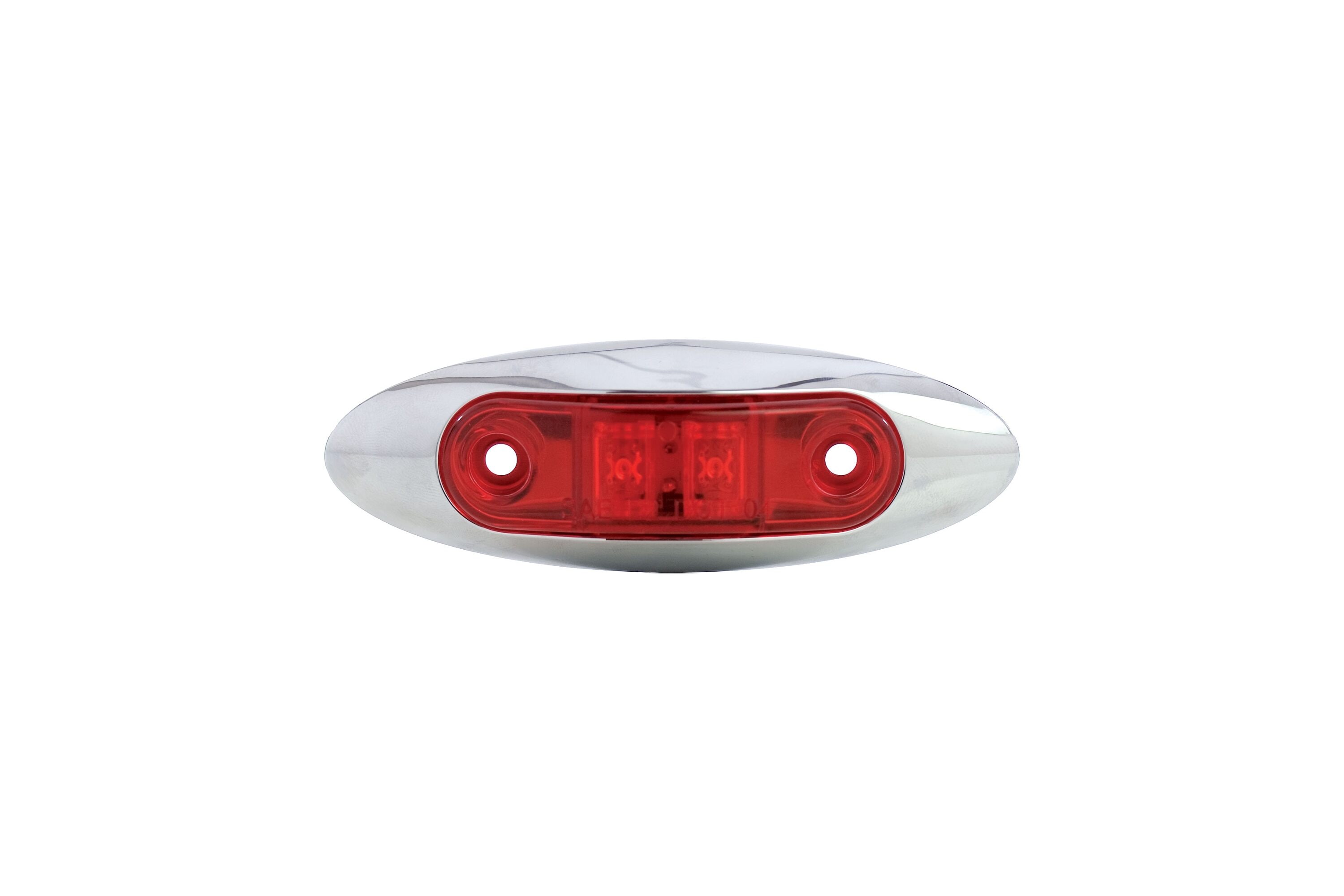 Uriah Products UL168101 Marker Light Led Red 2 3/4 x 3/4.W/Chrm Mnt