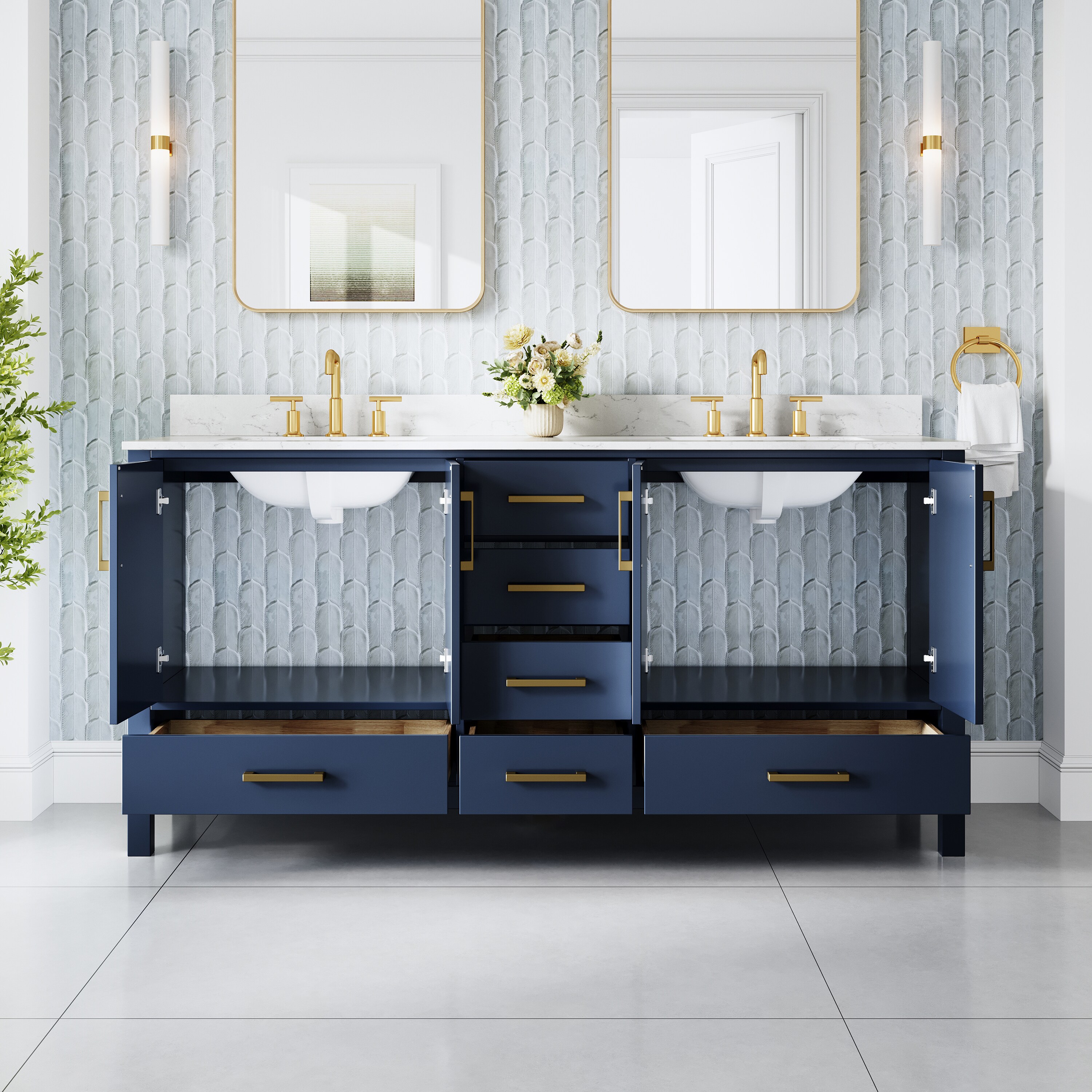 Iseryn FD72CCNB Bath-Vanity-Combo - View #2