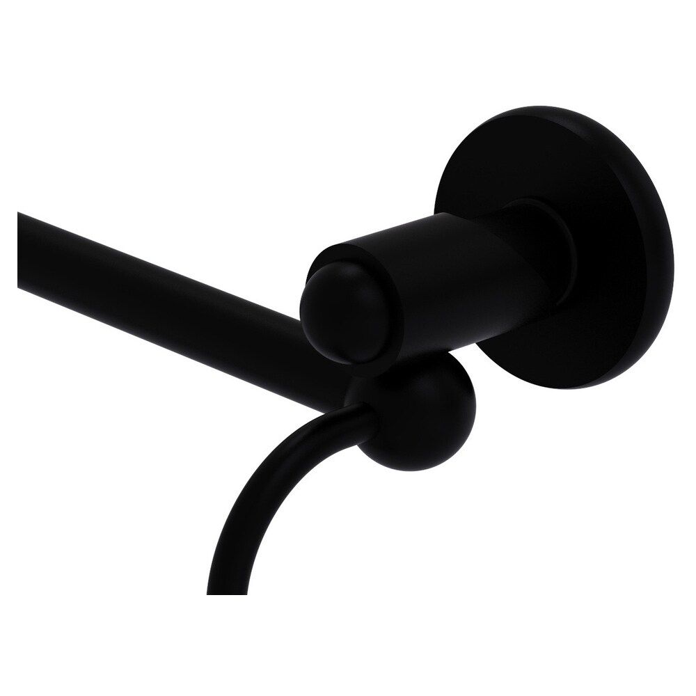 Matte Black 30'' Double Wall Mounted Towel Bar