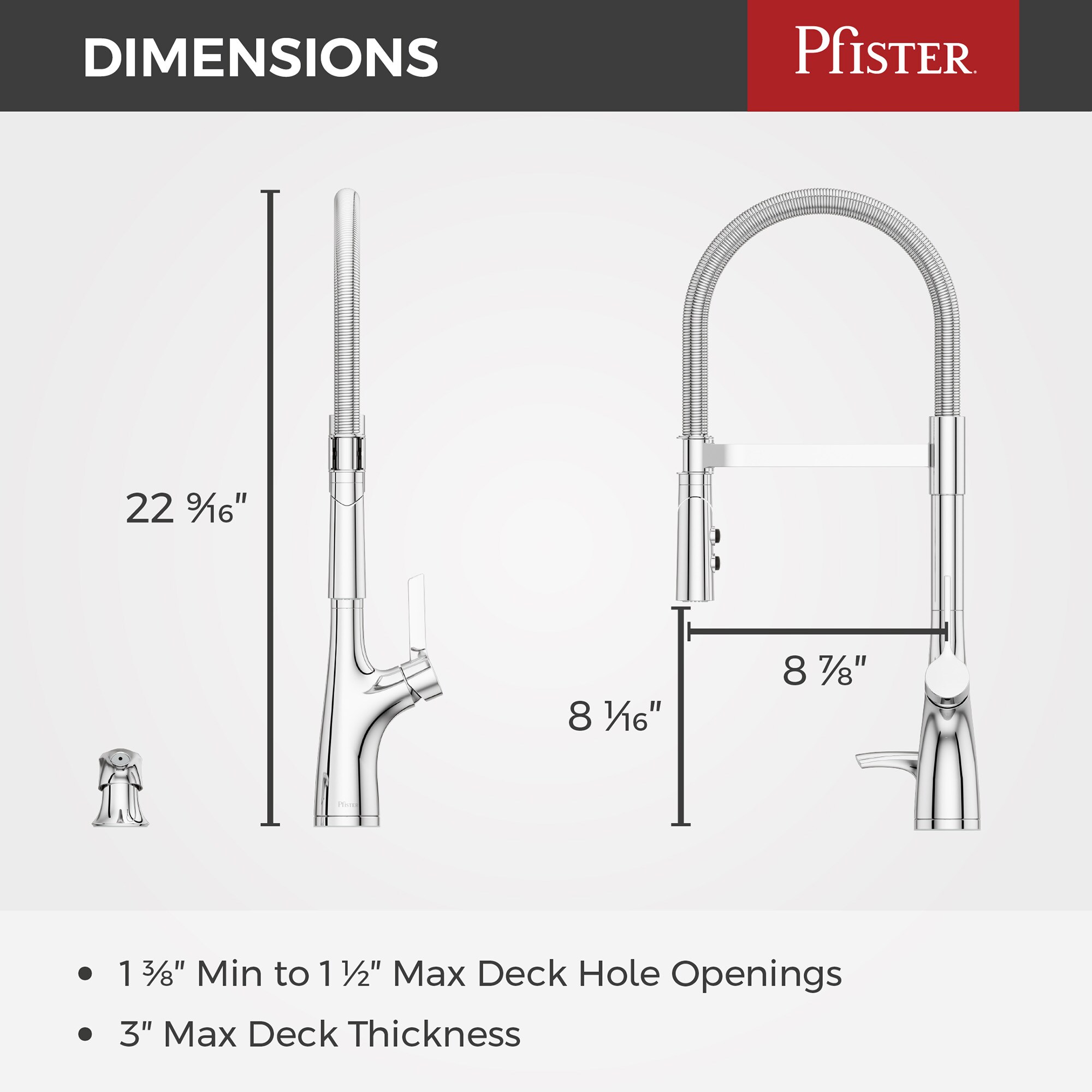 Pfister F-529-7CLOCC Kitchen-Faucets - View #8
