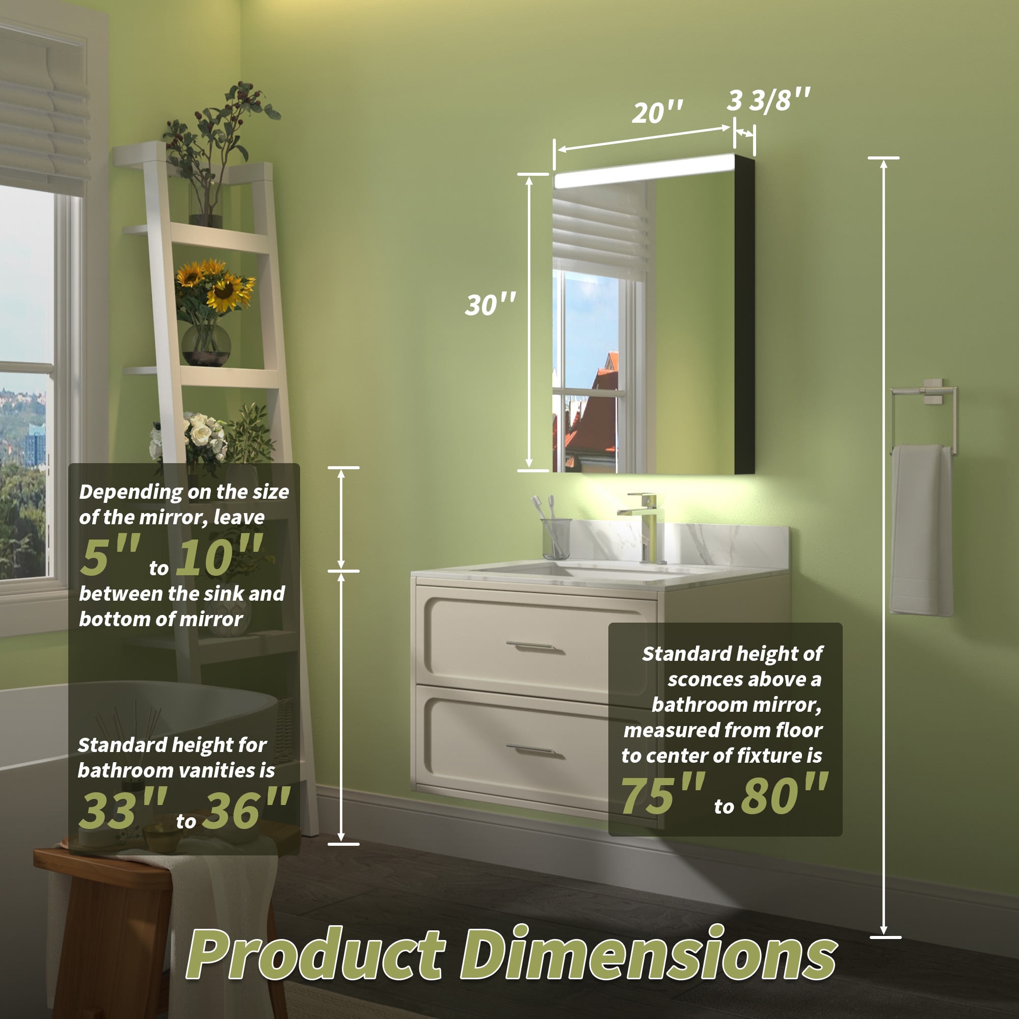 ExBrite EBMC2030V2R1 Bathroom-Medicine-Cabinets - View #2