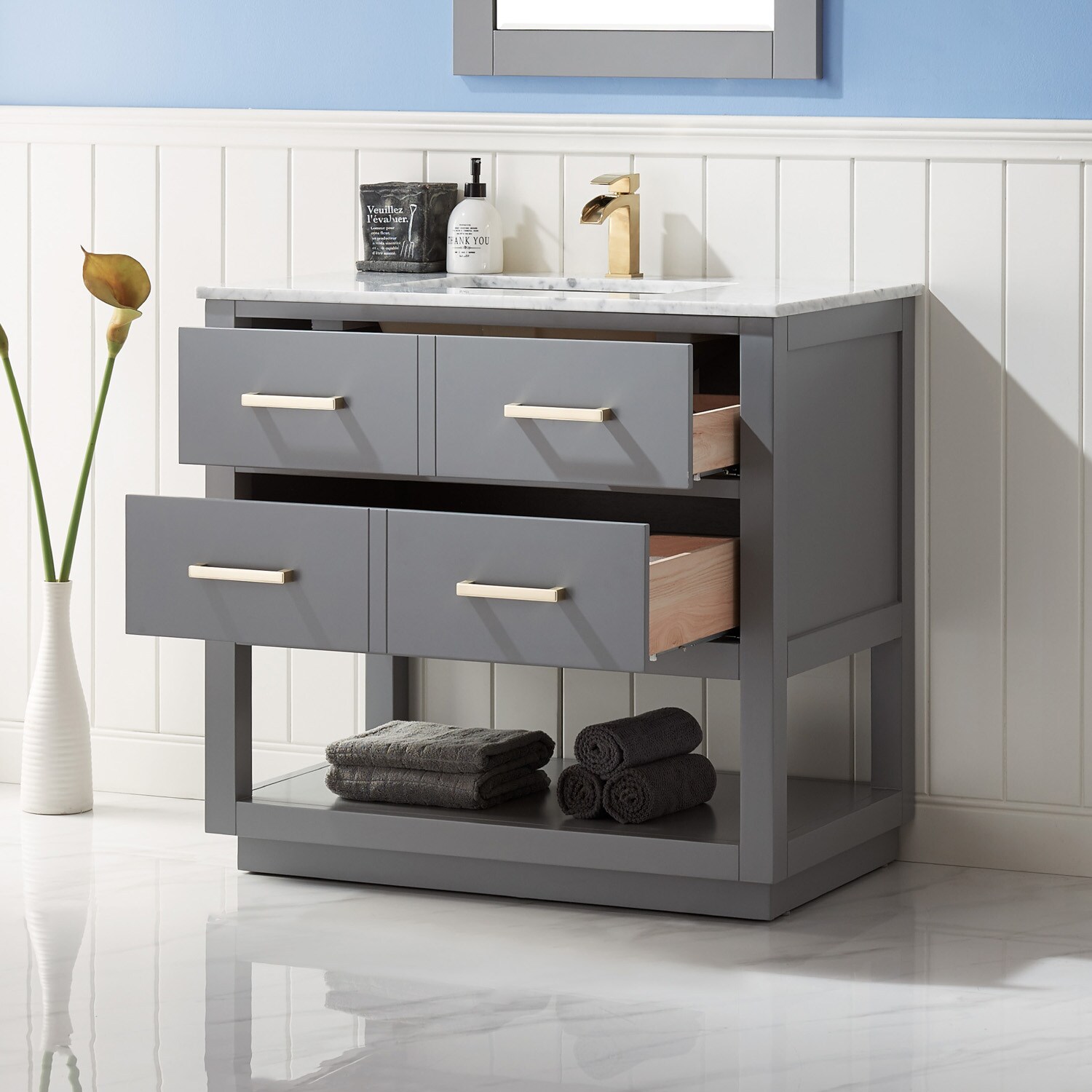 Altair 532036-GR-CA Bath-Vanity-Combo - View #3