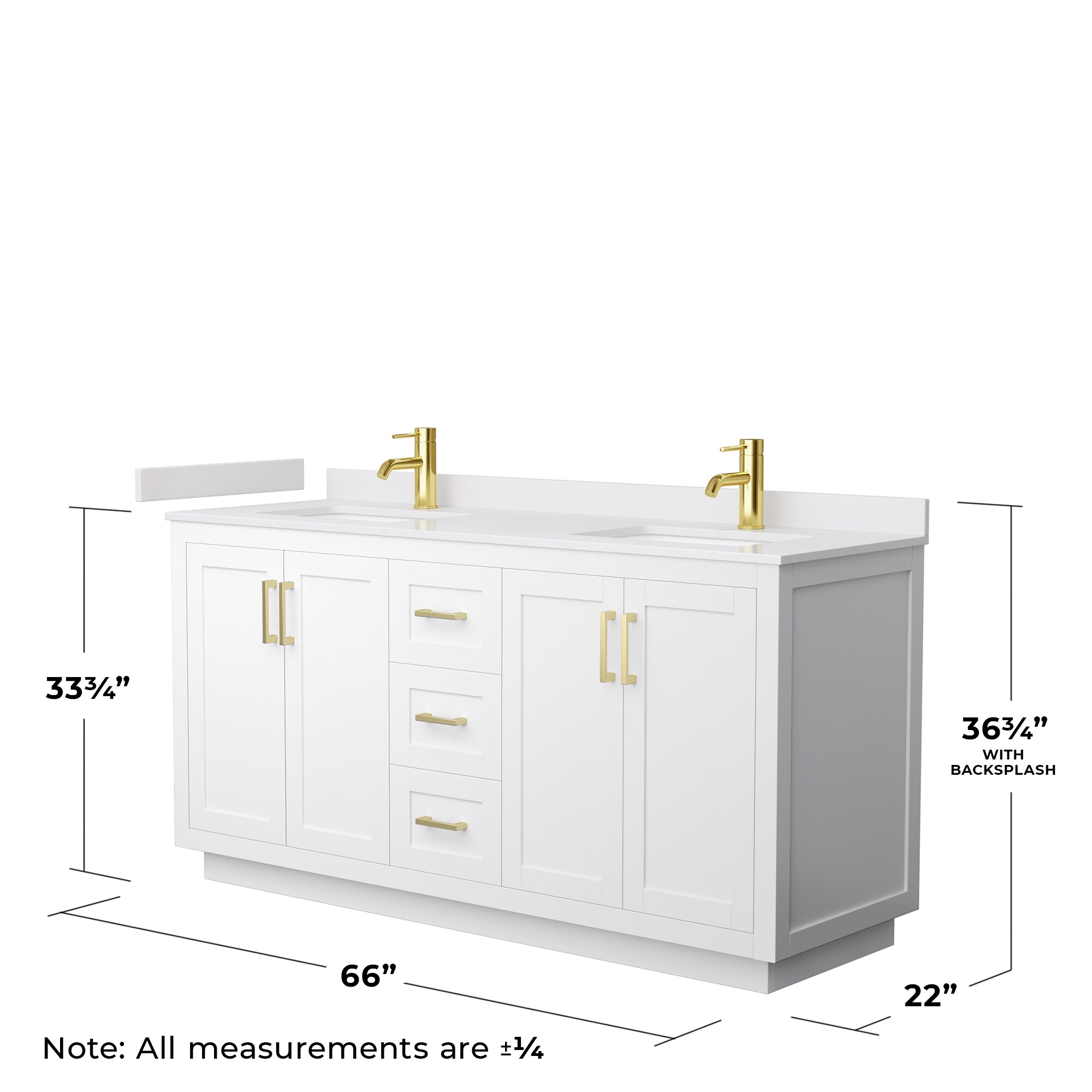Wyndham Collection WCF292966DWGWCUNSMXX Bath-Vanity-Combo - View #5