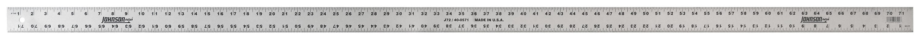 Johnson Level J72 Aluminum Straight Edge, 72