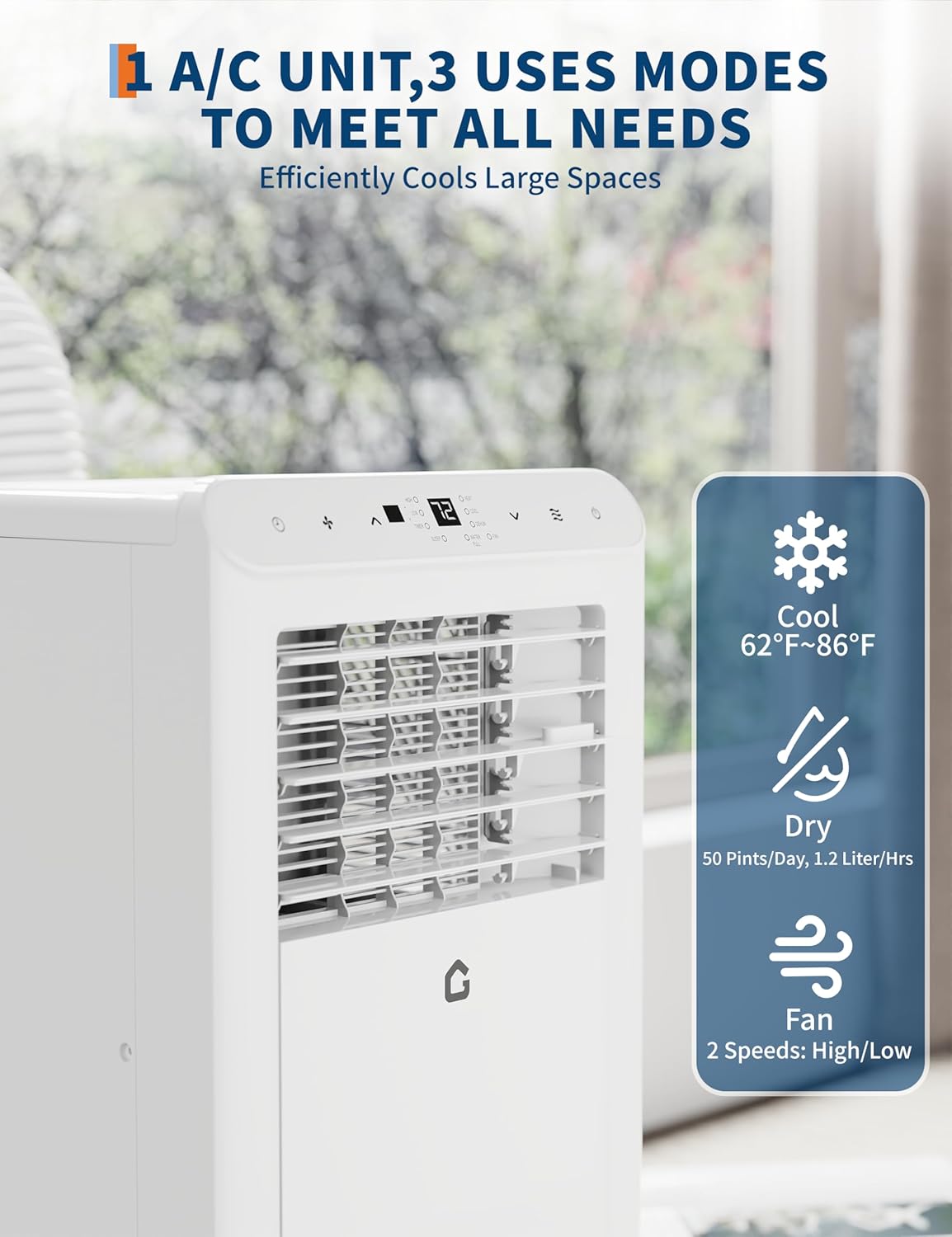 Qeetex LXLS-PHK-337DHYKY Portable-Air-Conditioners - View #3
