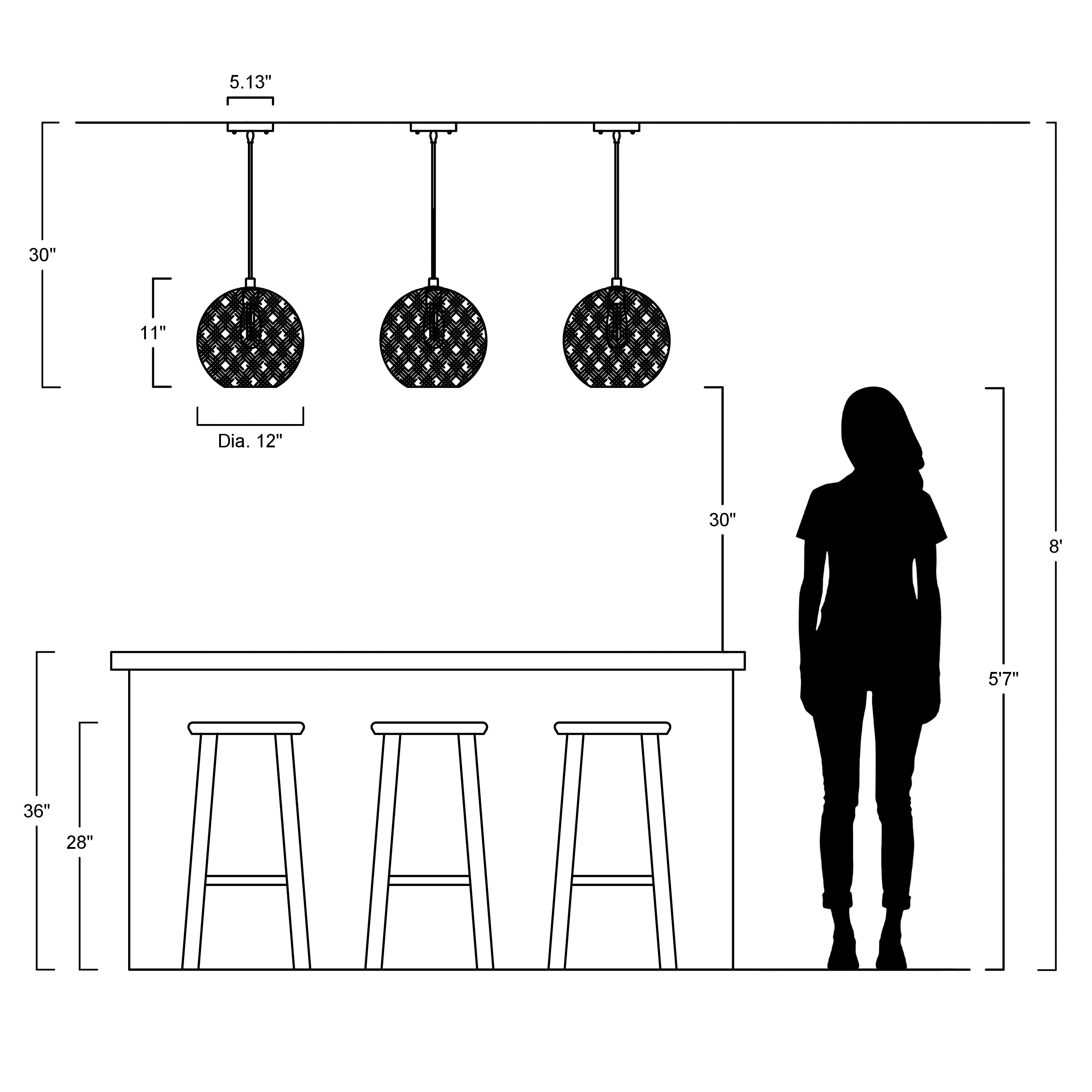 White Bohemian Woven Globe LED Pendant Light