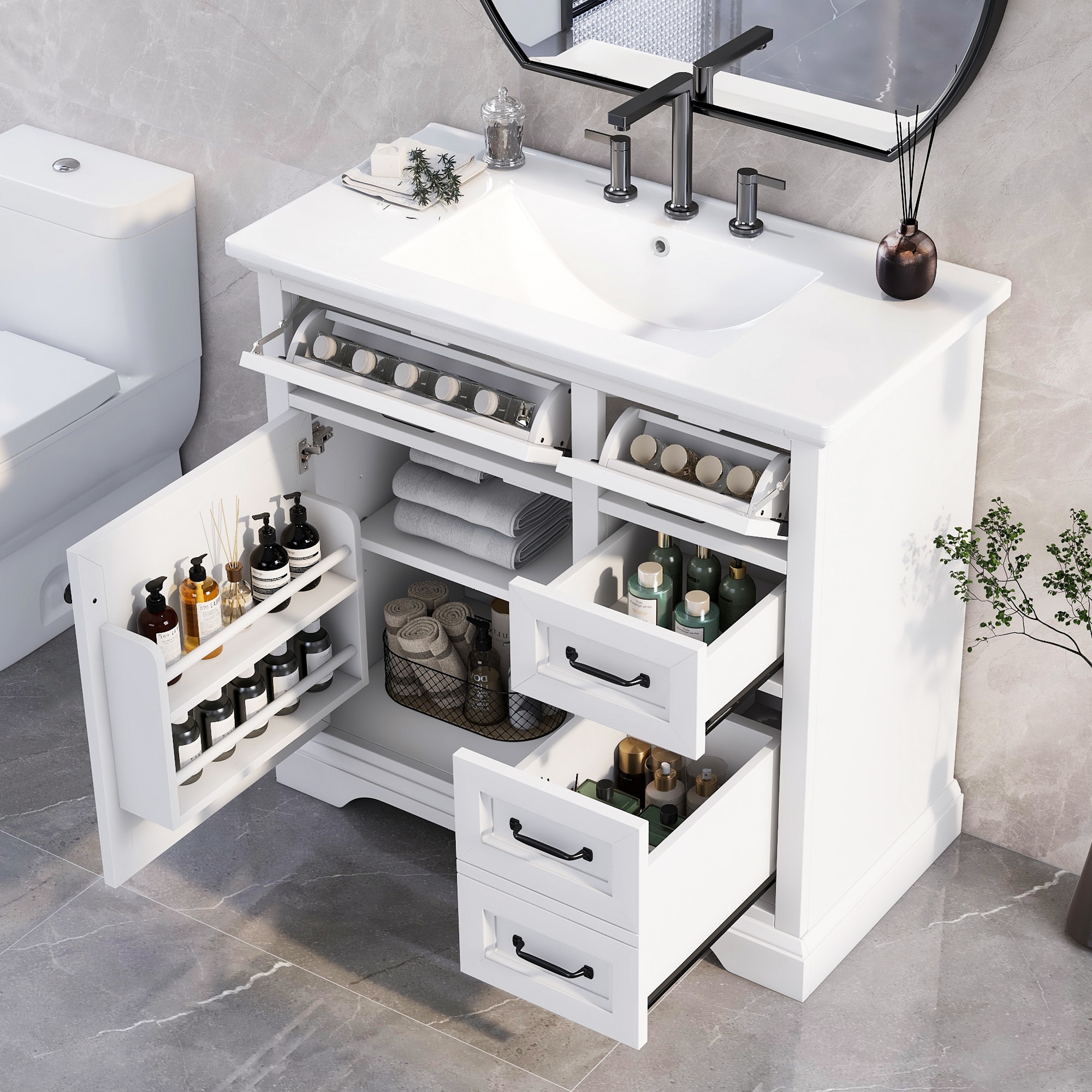 Christopher Knight Home 322785 Bedroom-Vanities - View #3