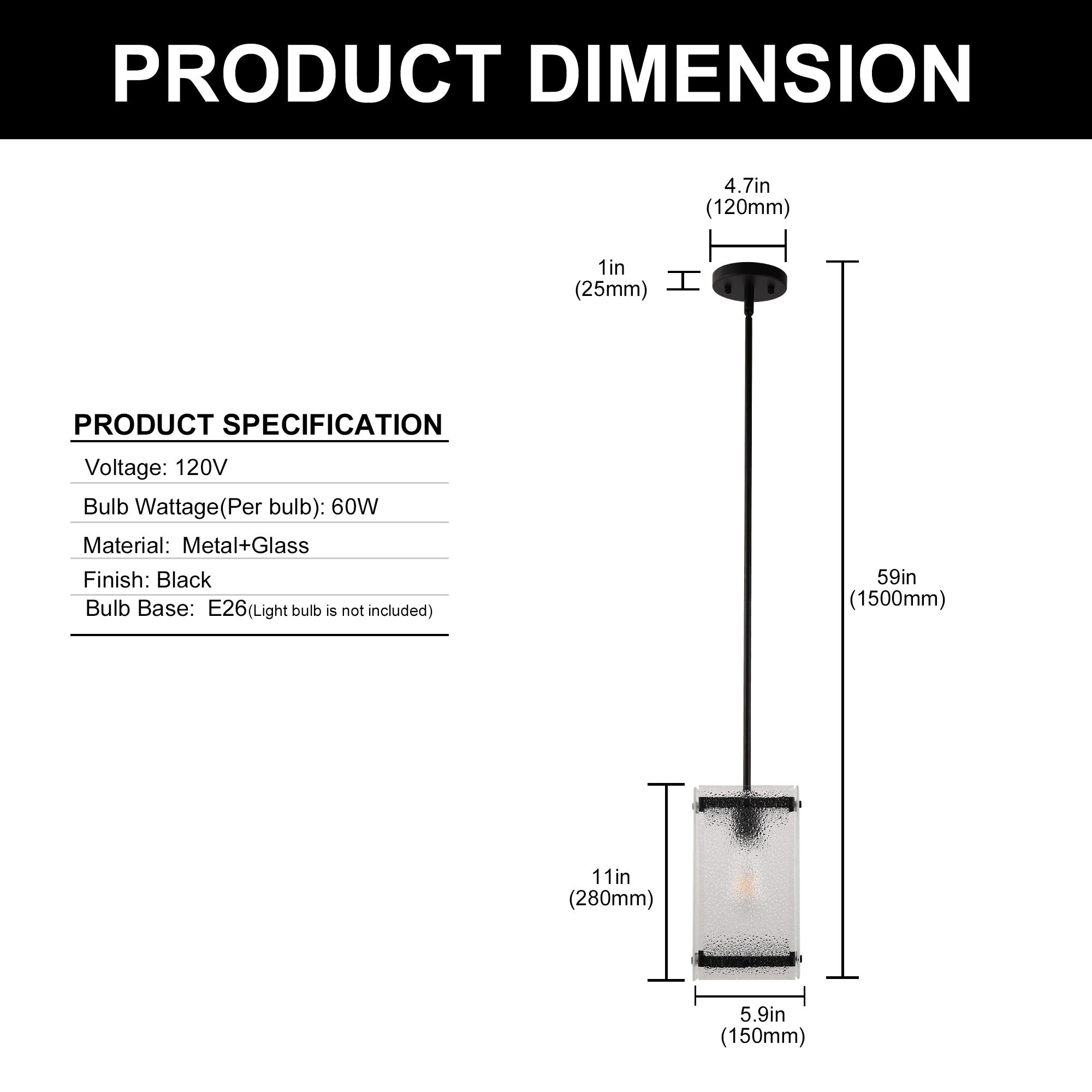 YANSUN LA-BX06701DGB-11 Pendant-Lights - View #5