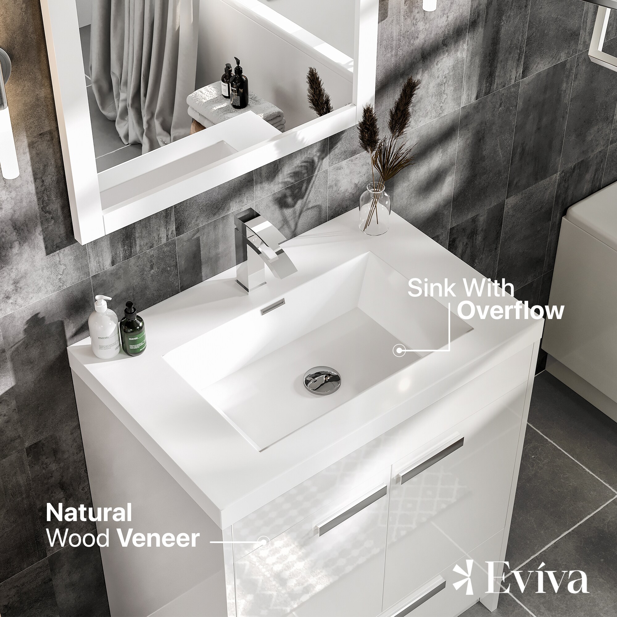 Eviva EVVN750-8-30WH Bath-Vanity-Combo - View #4