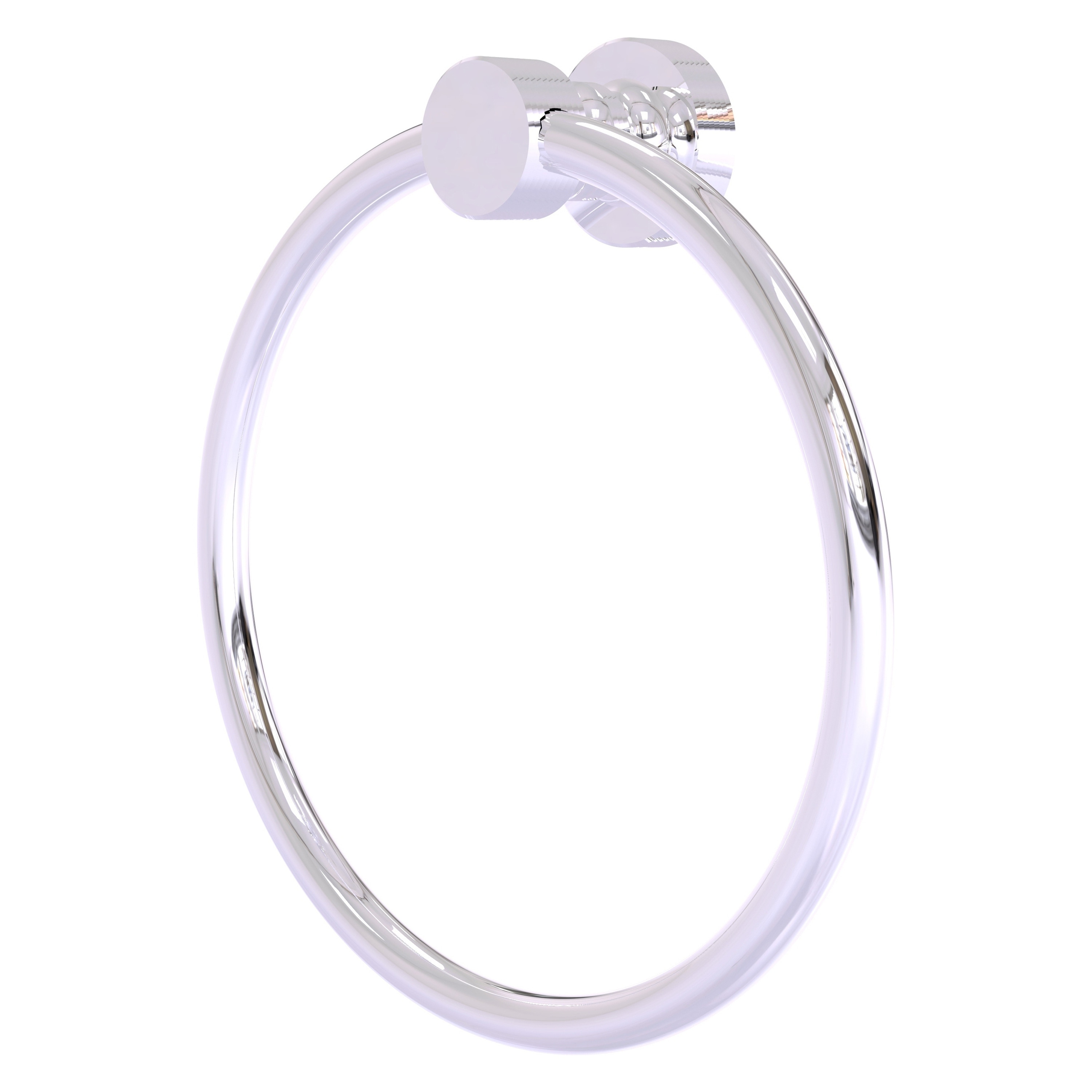 Allied Brass FT-16-PC Foxtrot Polished Chrome Wall mount Single Towel Ring