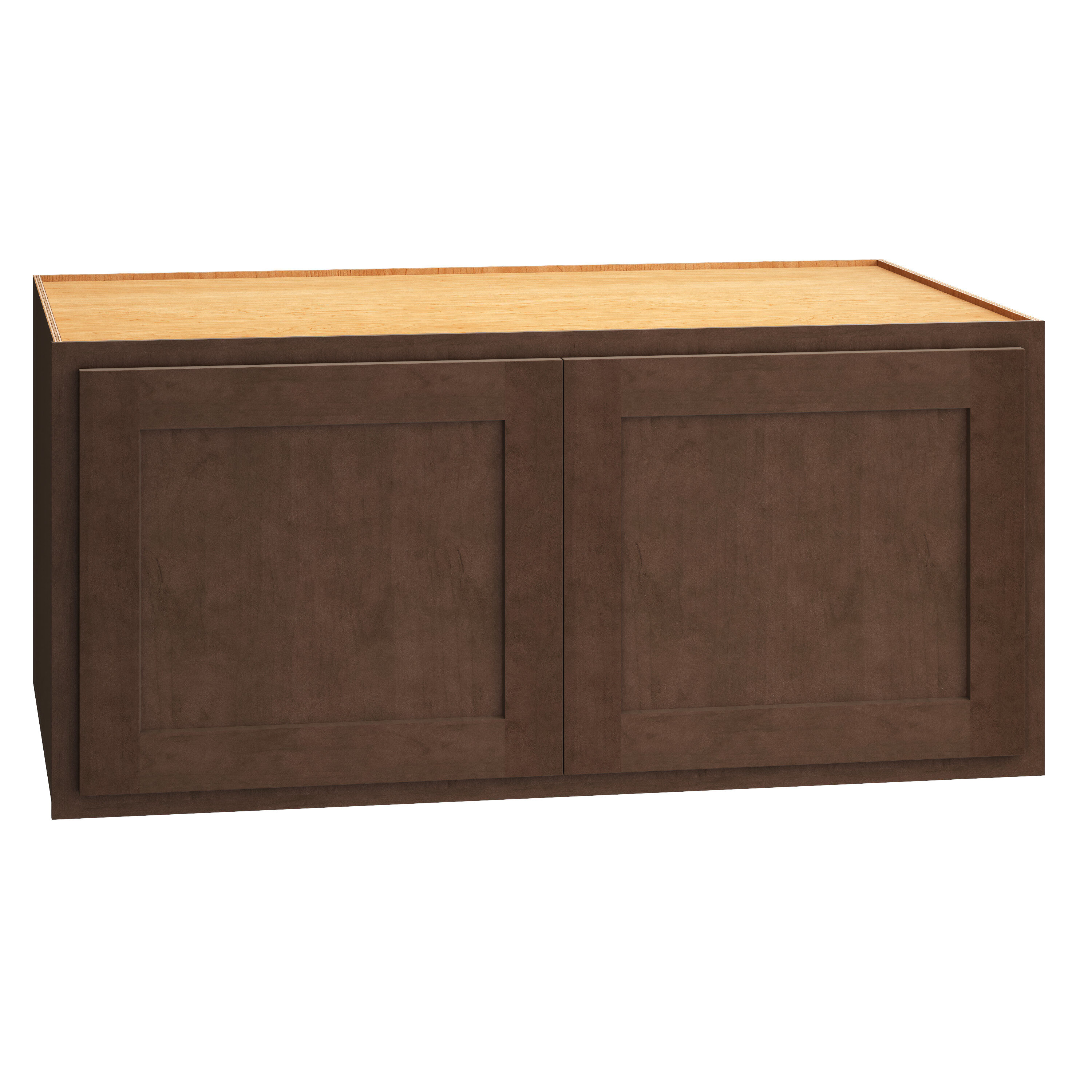 Diamond Express Jamestown 18-in W x 90-in H x 24-in D Thatch Partial Overlay Pantry Fully Assembled Plywood Cabinet (Recessed Panel Shaker Door Style)