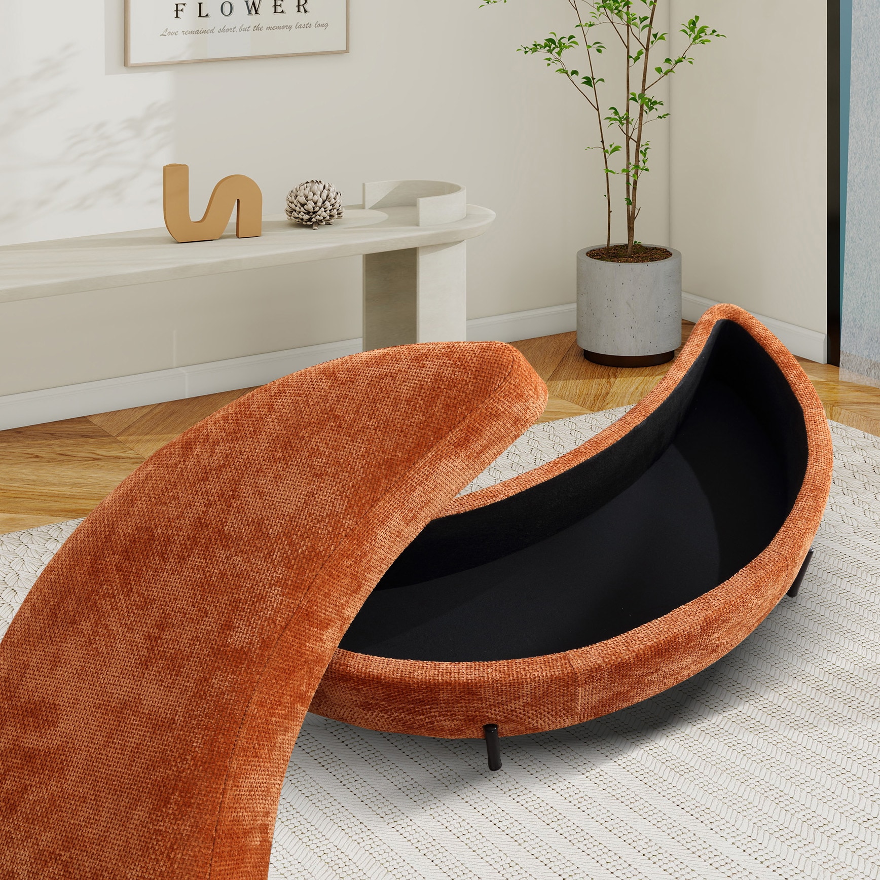 Hrinhom HC-W4004-BURNTORANGE Indoor-Ottomans - View #6