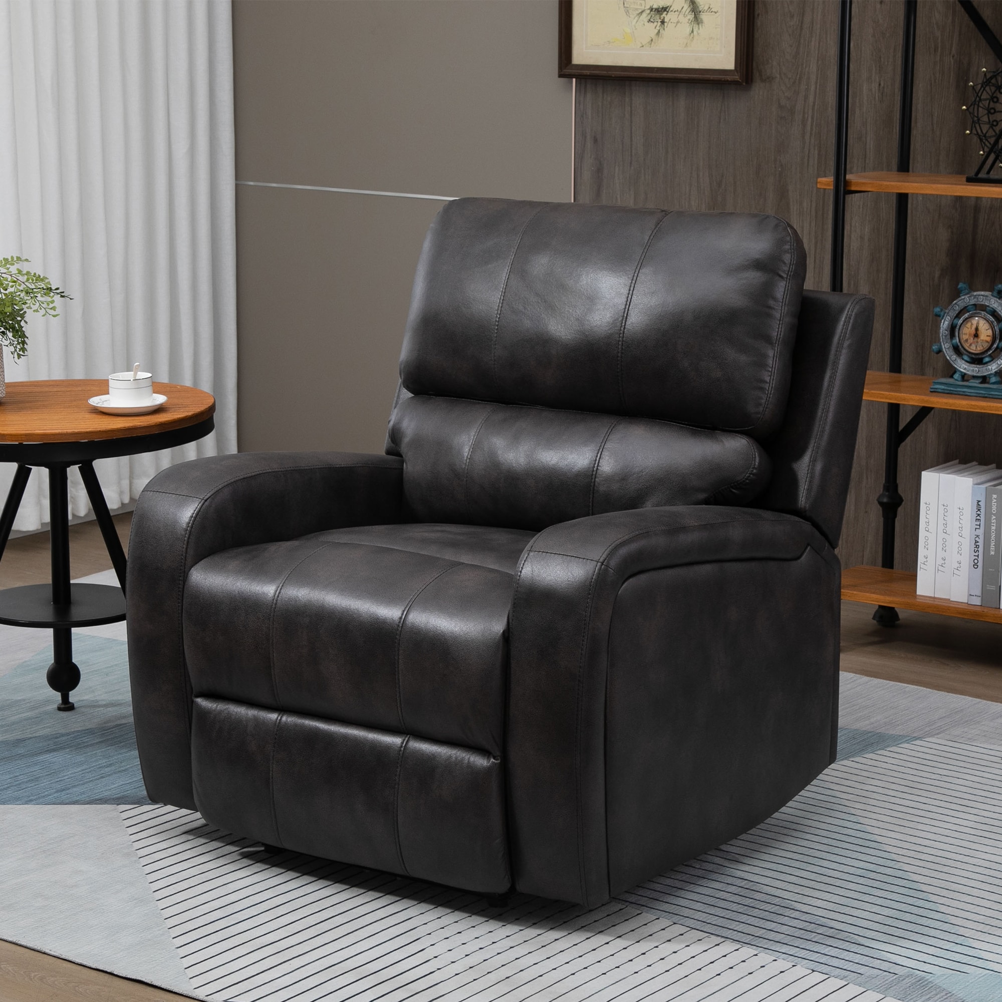 CASAINC WF-ER002-BL Black Powered Reclining Recliner