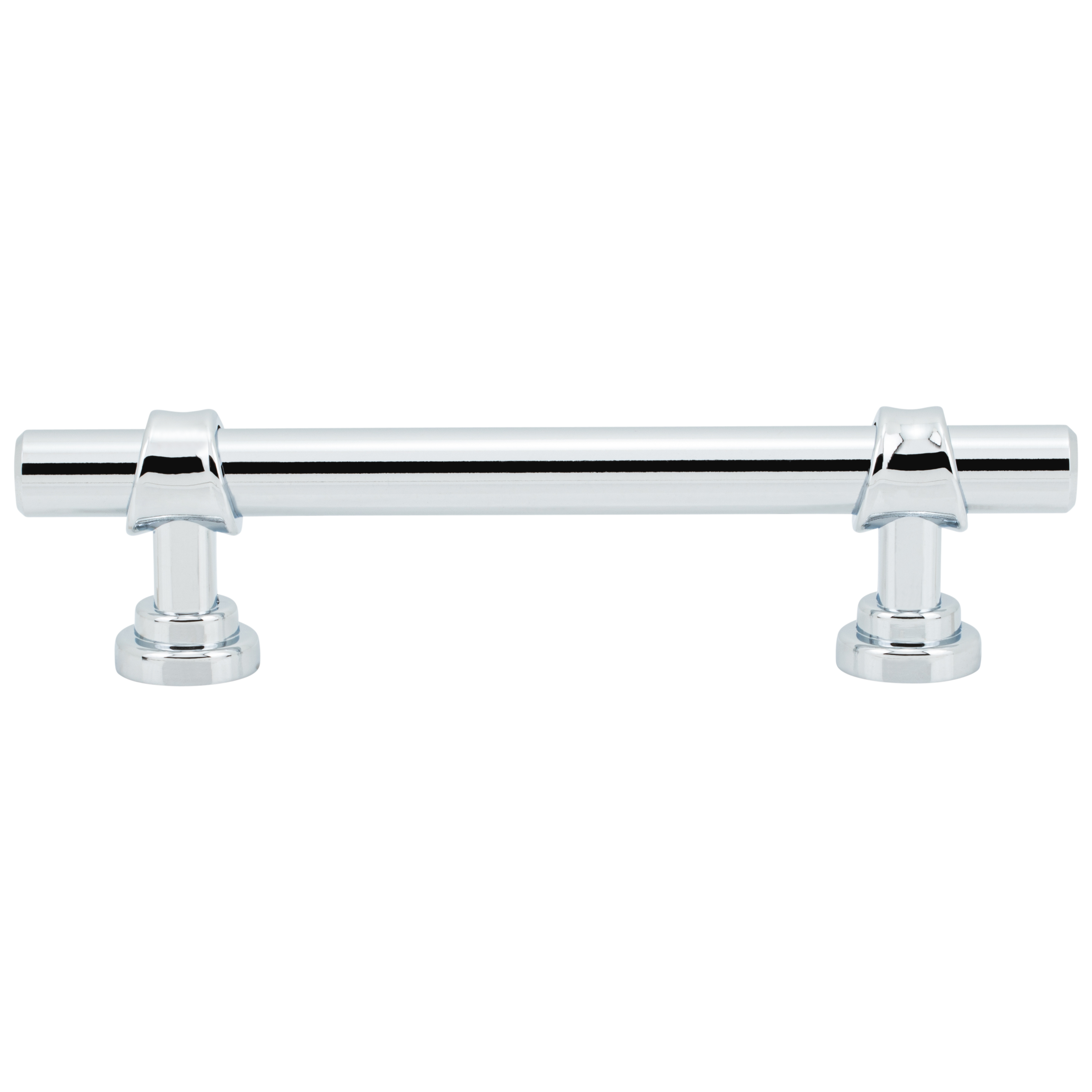 Villa Valentina VV1396PC No. 13 3-3/4-in , 96mm Center to Center Polished Chrome Cylindrical Bar