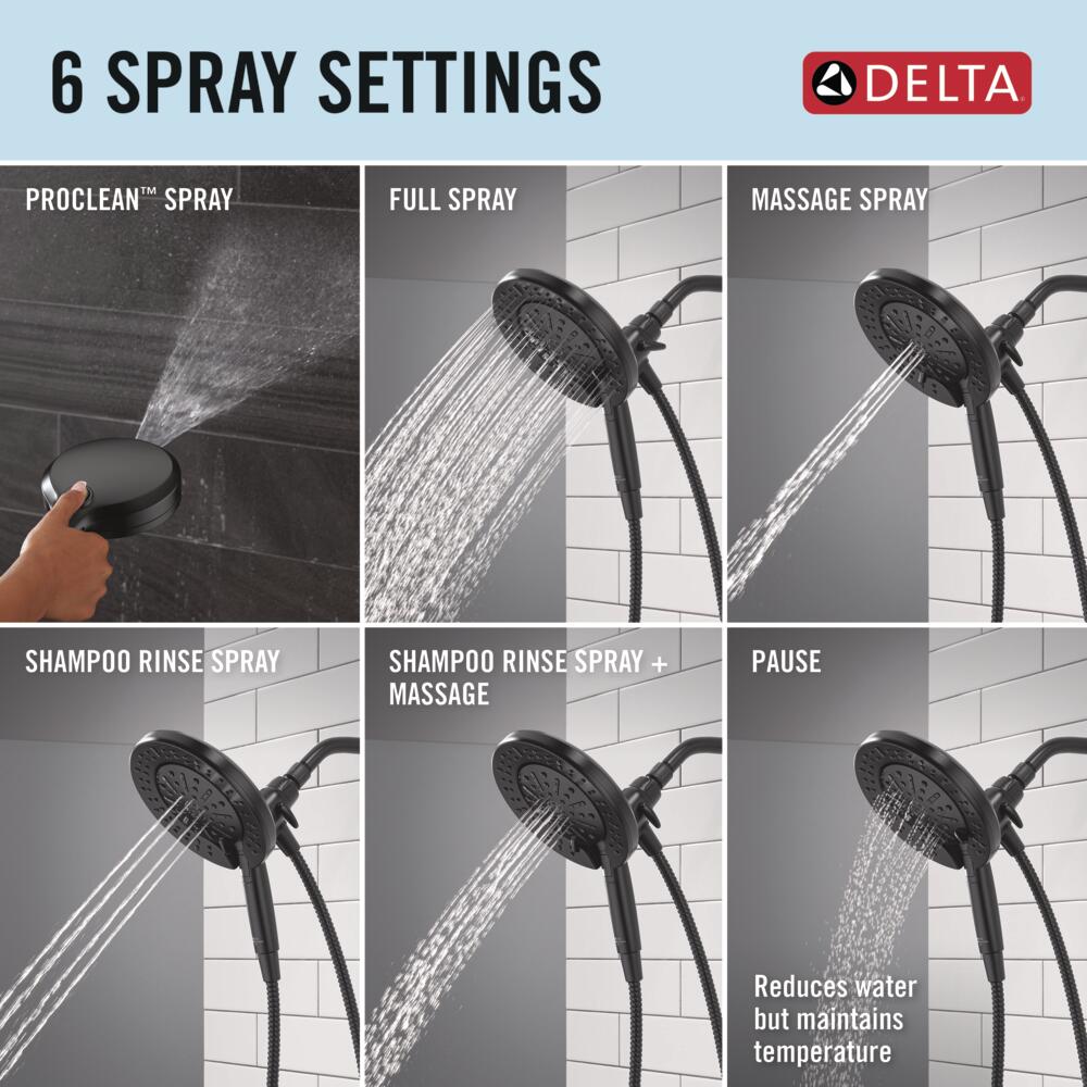 Delta 75655BL Fixed-Showerhead - View #5