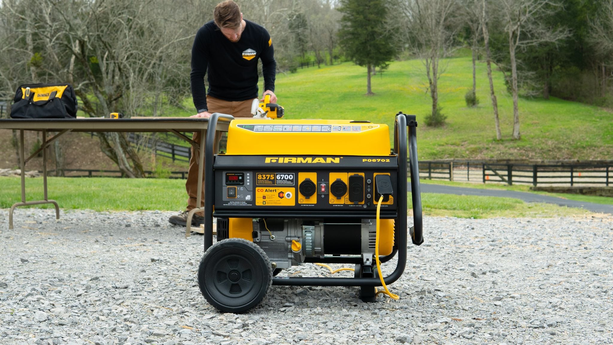 Firman Performance 6700Watt Single Fuel (Gasoline) Portable Generator