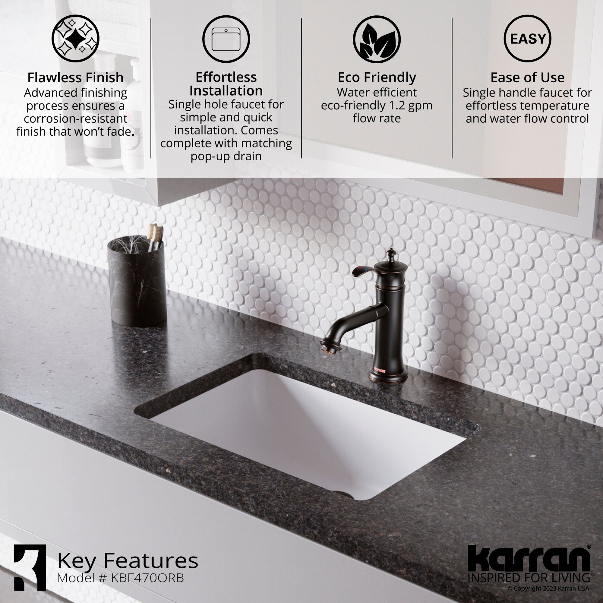 Karran KBF470ORB Lavatory-Faucets - View #6