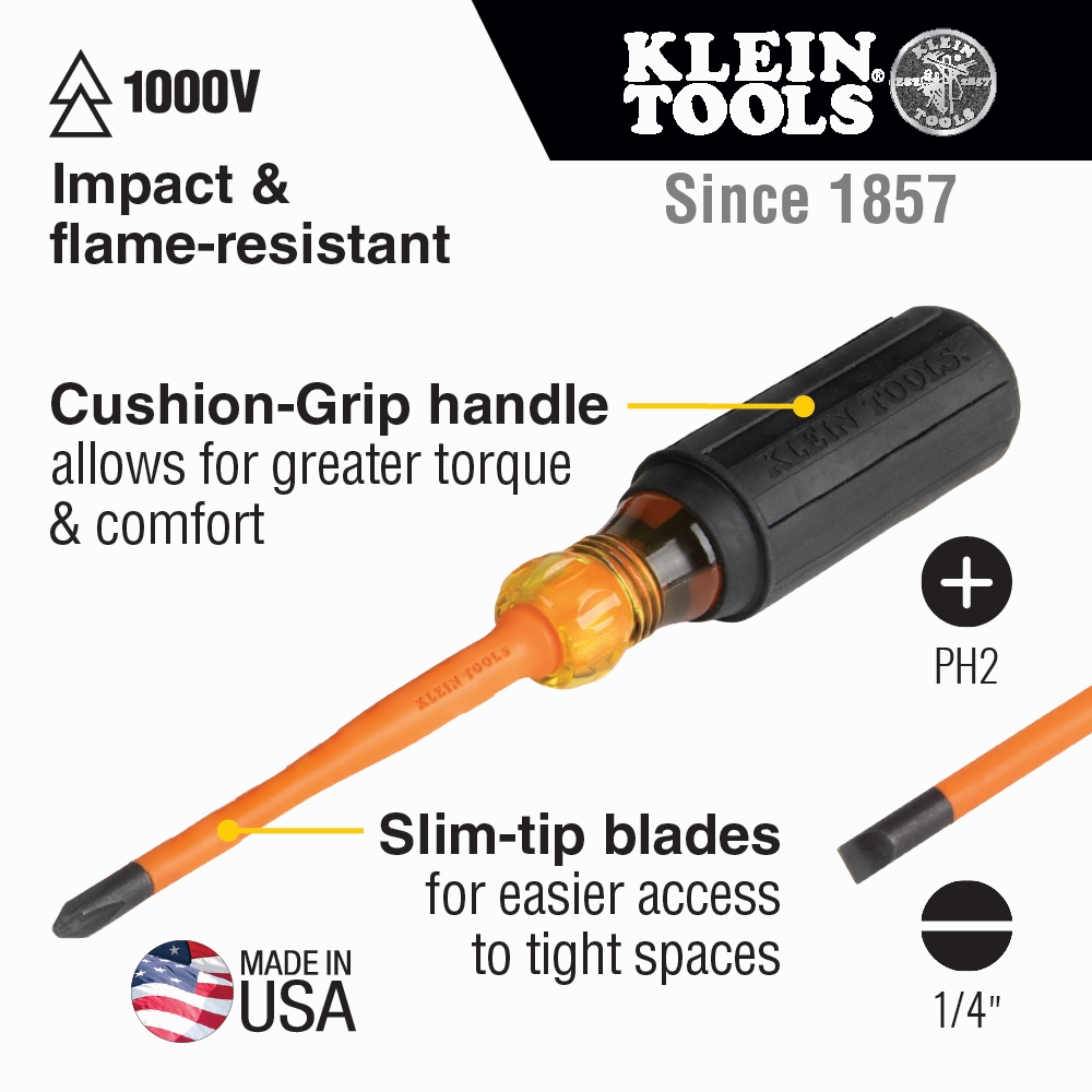 Klein Tools 33732INSR Screwdrivers-Individual - View #2