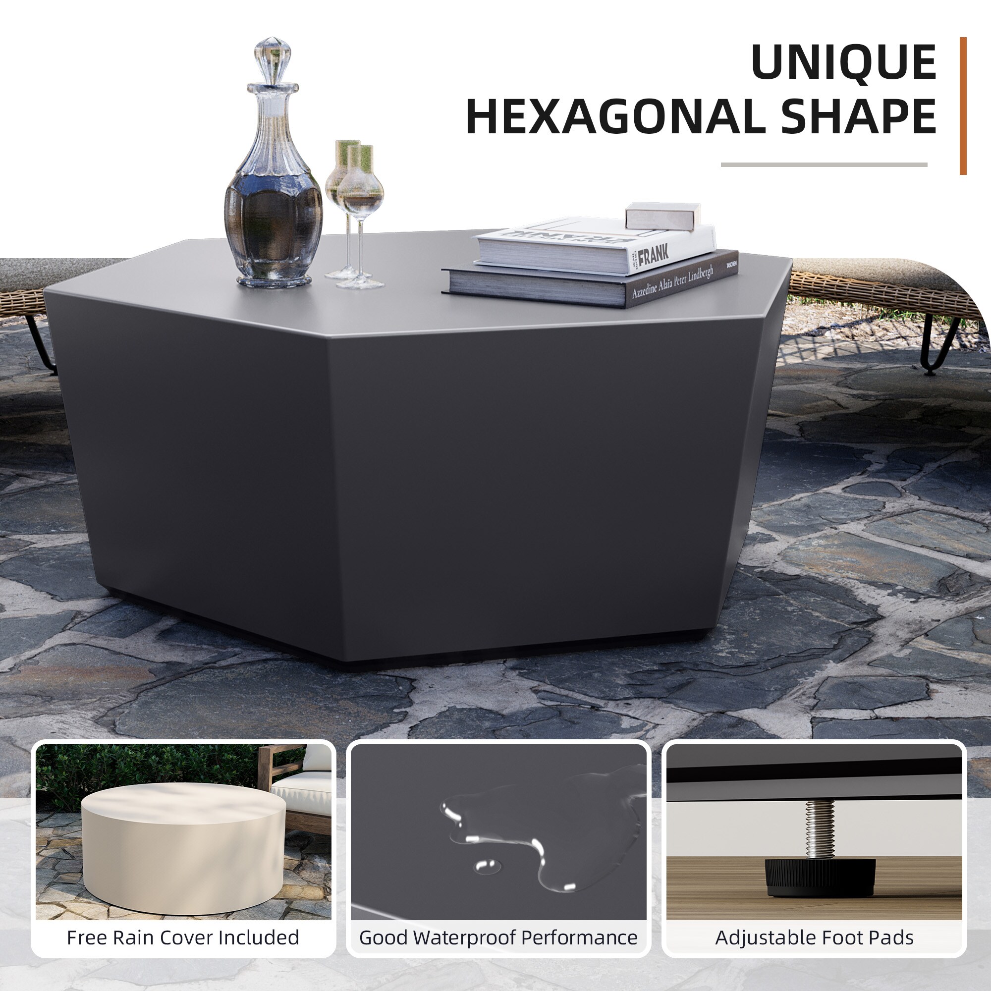 Patio Watcher TA-41H-DK Patio-Tables - View #6
