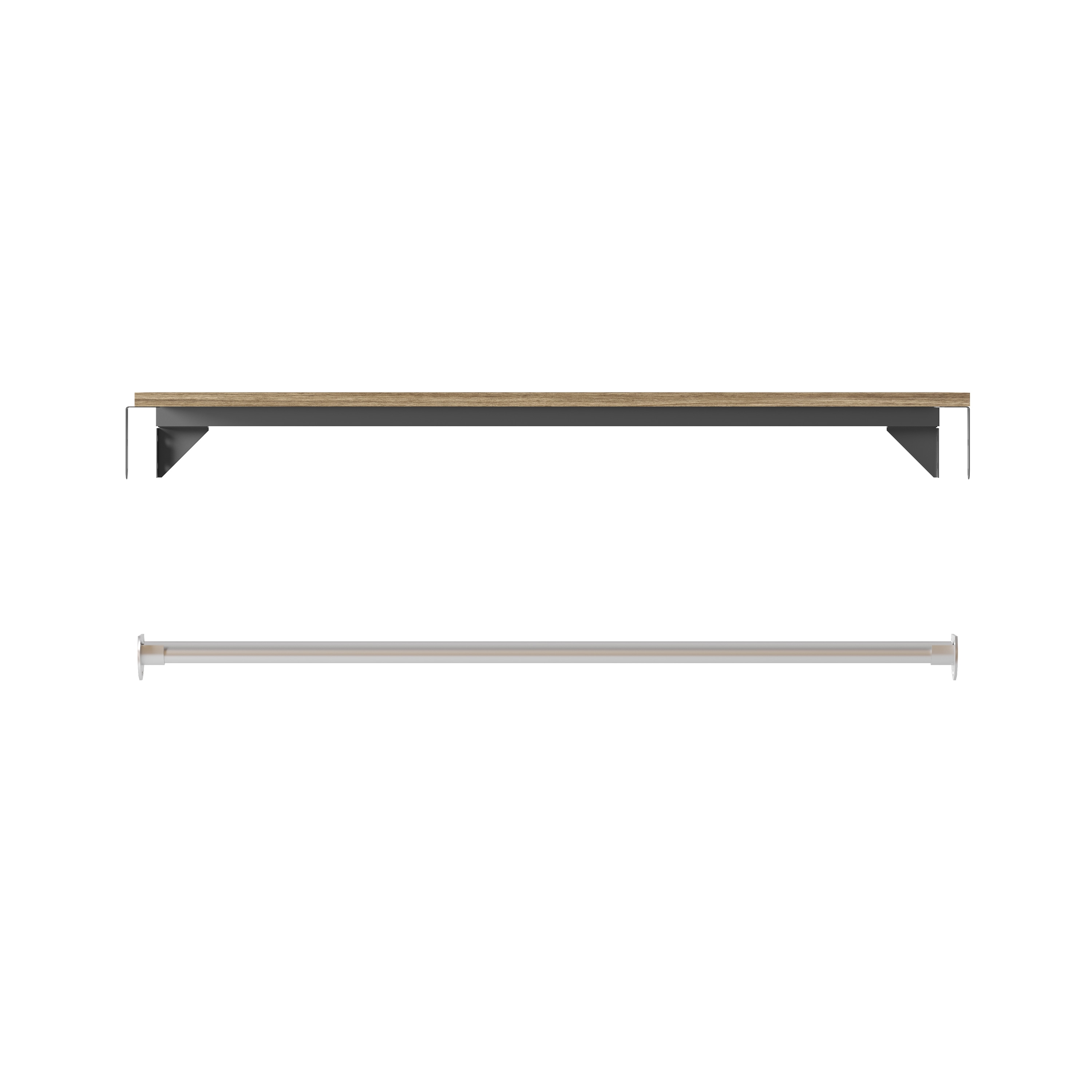 Scott Living SL36CBN-2 Wood-Closet-Shelves - View #5