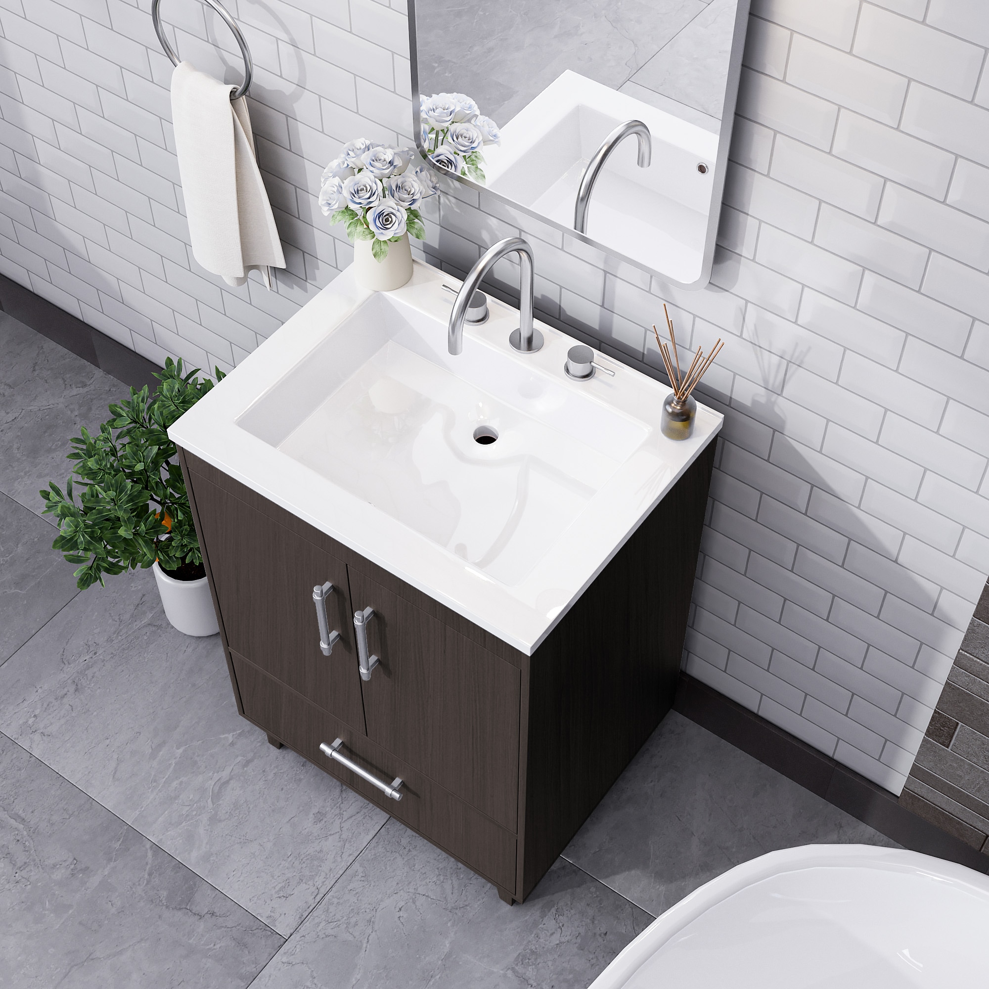 JEAREY HDBY-BL Bath-Vanity-Combo - View #3