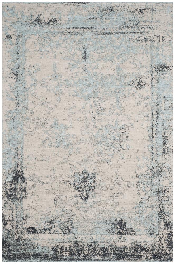 Safavieh CLV125C-4 Classic Vintage Atwood 4 x 6 (ft) Loomed Cotton/Polyester Blue Rectangular Indoor Distressed/Overdyed Vintage Area rug