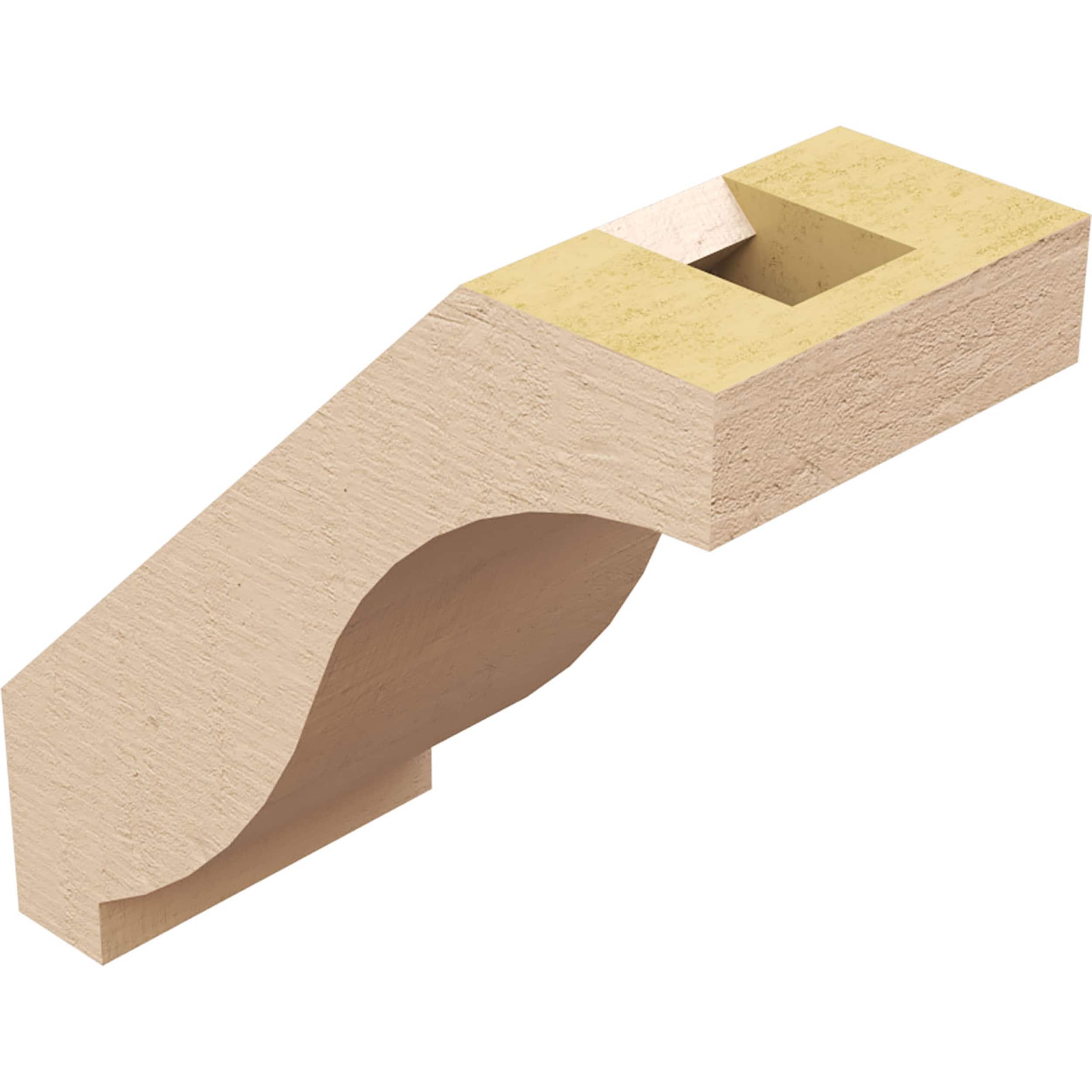 Ekena Millwork BRCUR03X06X06BKRRCPR braces - View #12