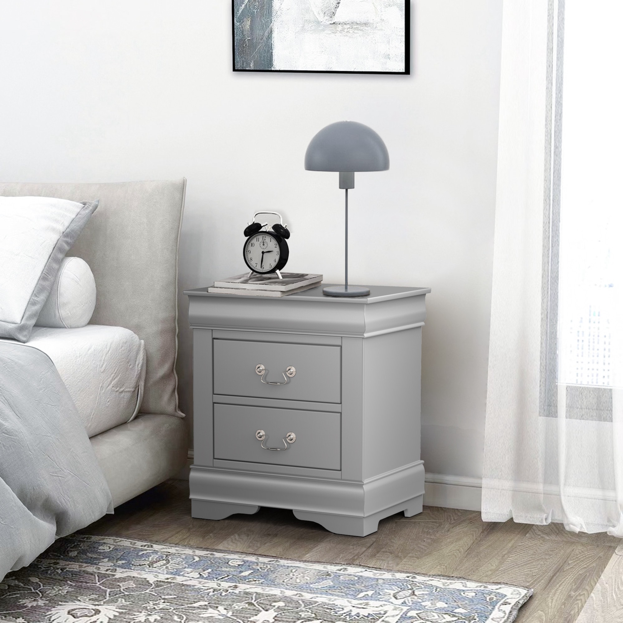 IHOMEadore MDFM7866GY-N nightstands - View #15