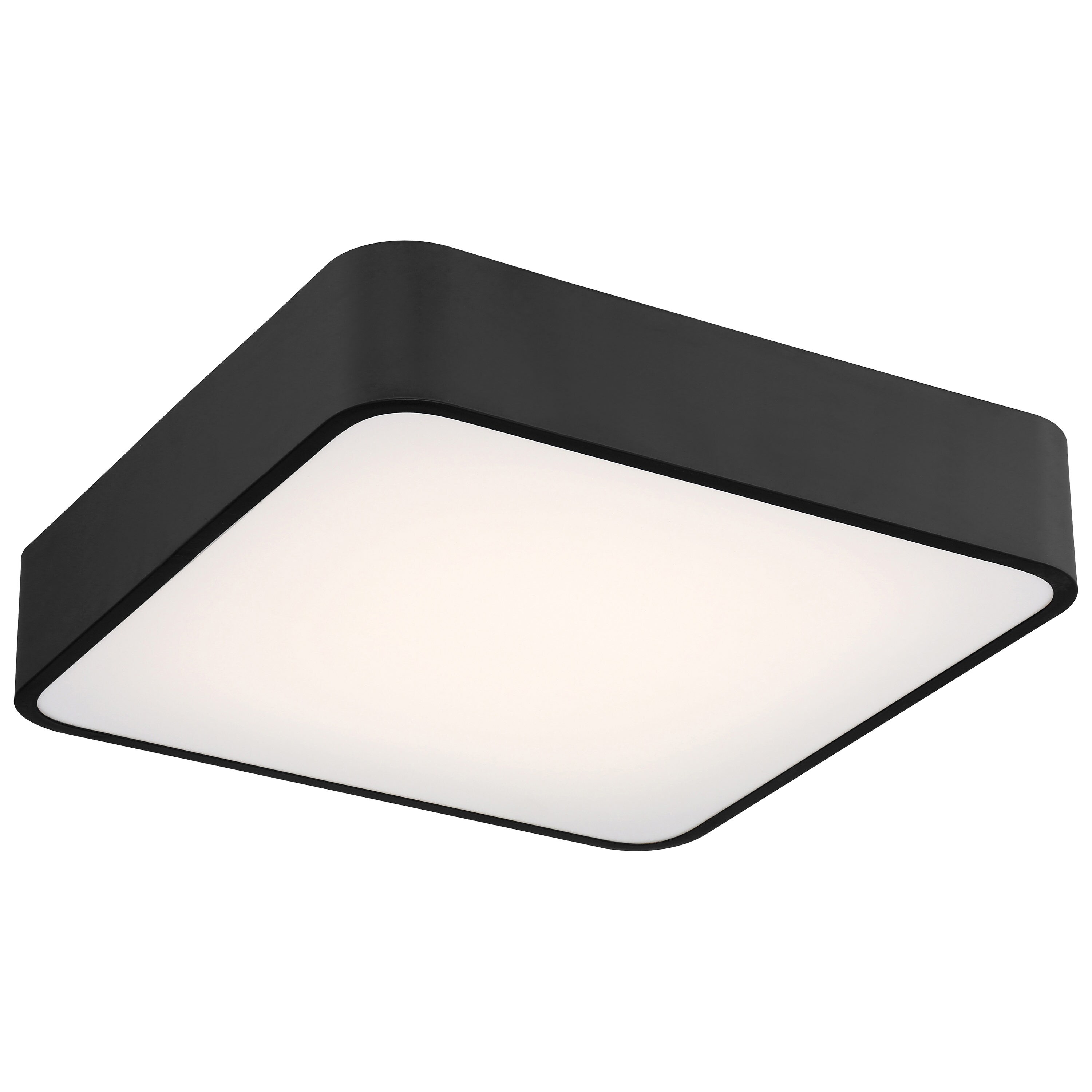 Access Lighting Granada 1-Light 19.75-in Black LED Flush Mount Light in the  Flush Mount Lighting department at