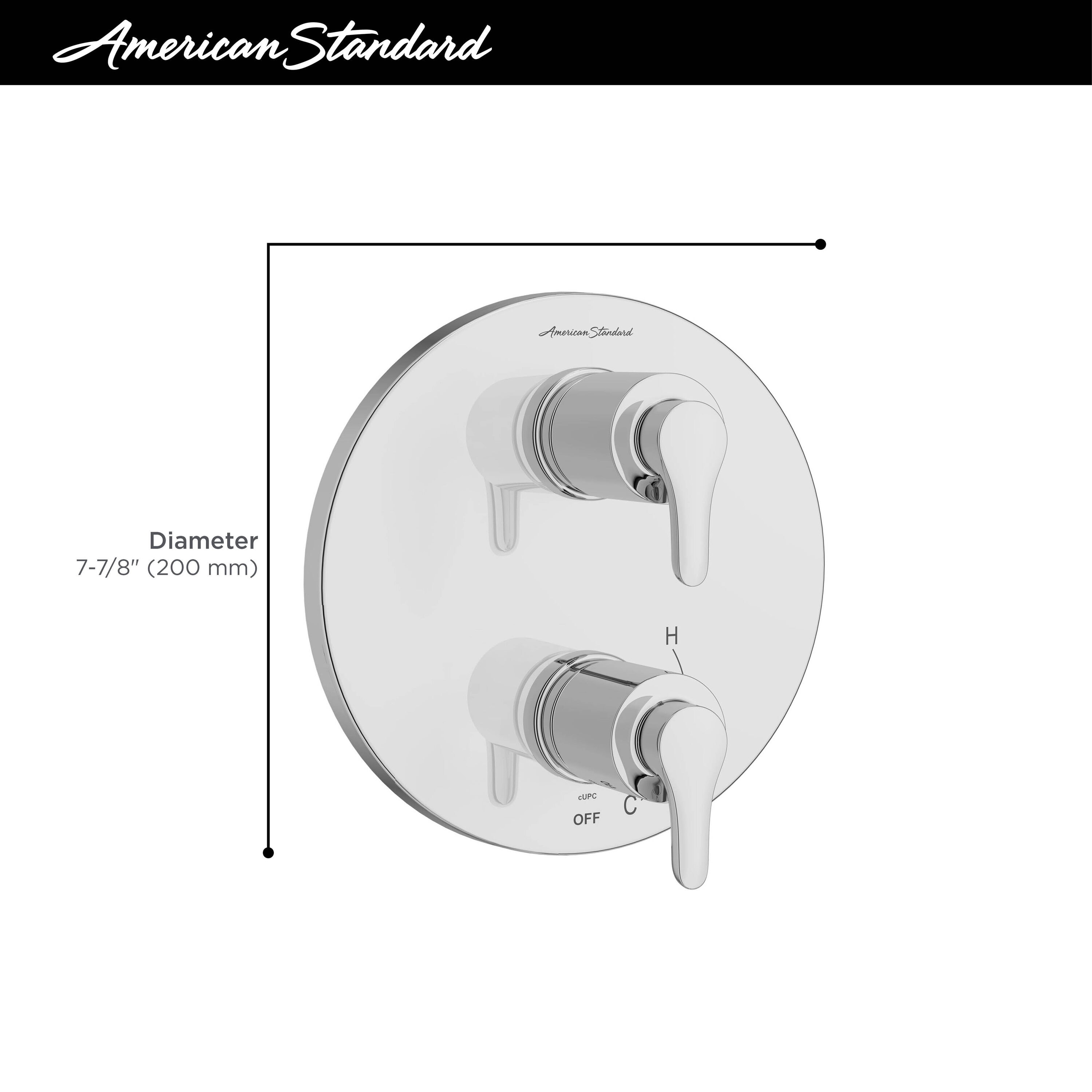 American Standard TU105740.243 Bath-Shower-Facc - View #2