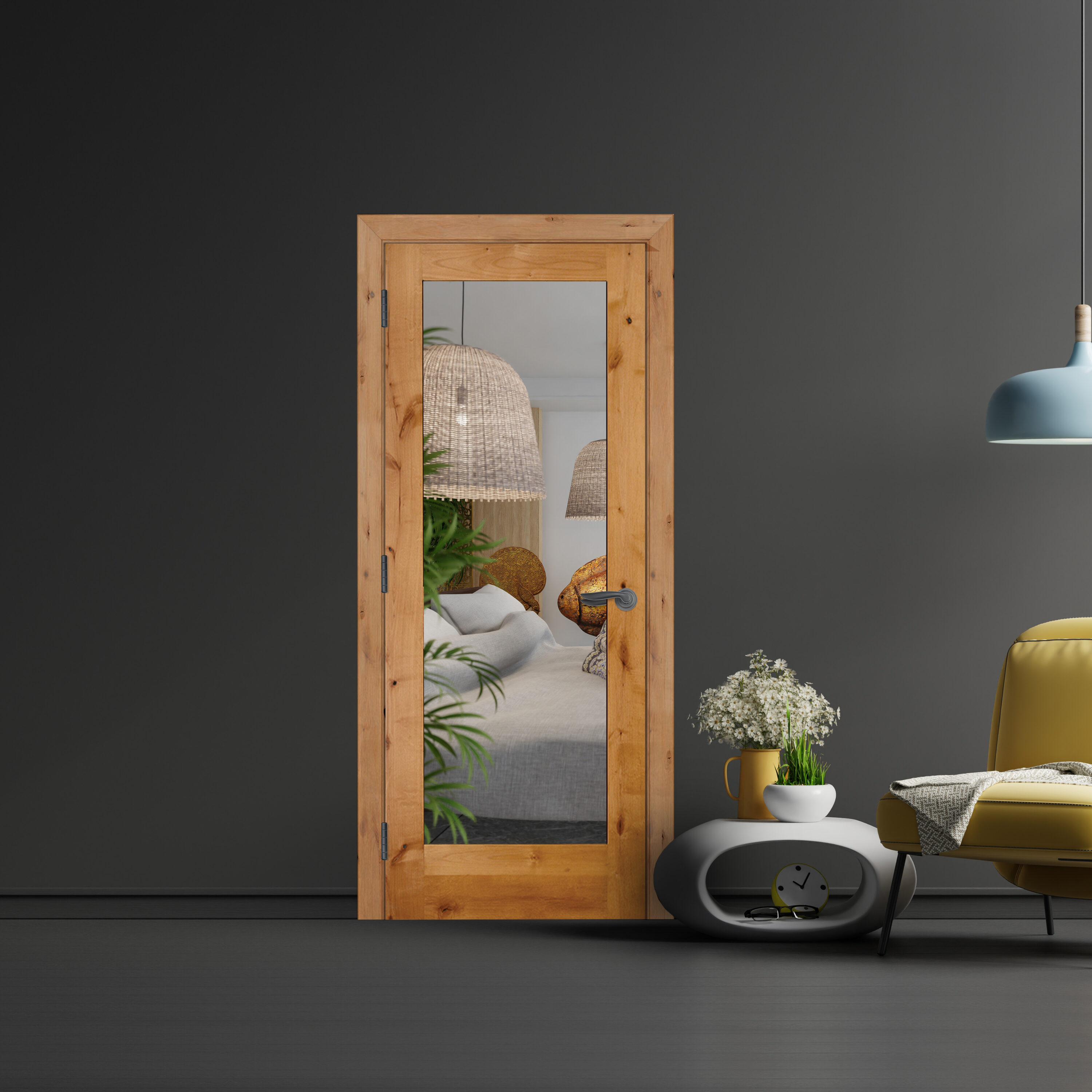 Creative Entryways UA1501-MIR-32S Slab-Doors - View #3
