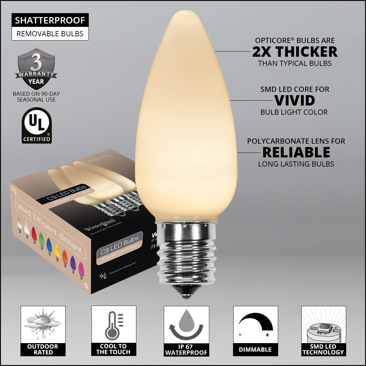 Wintergreen Lighting 74046 String-Light-Bulbs-Fuses - View #2
