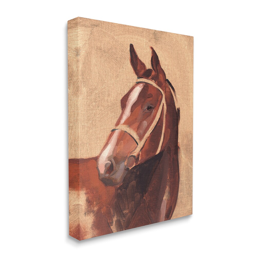 Southwestern vintage horse equestrian portrait Wall Art at Lowes.com