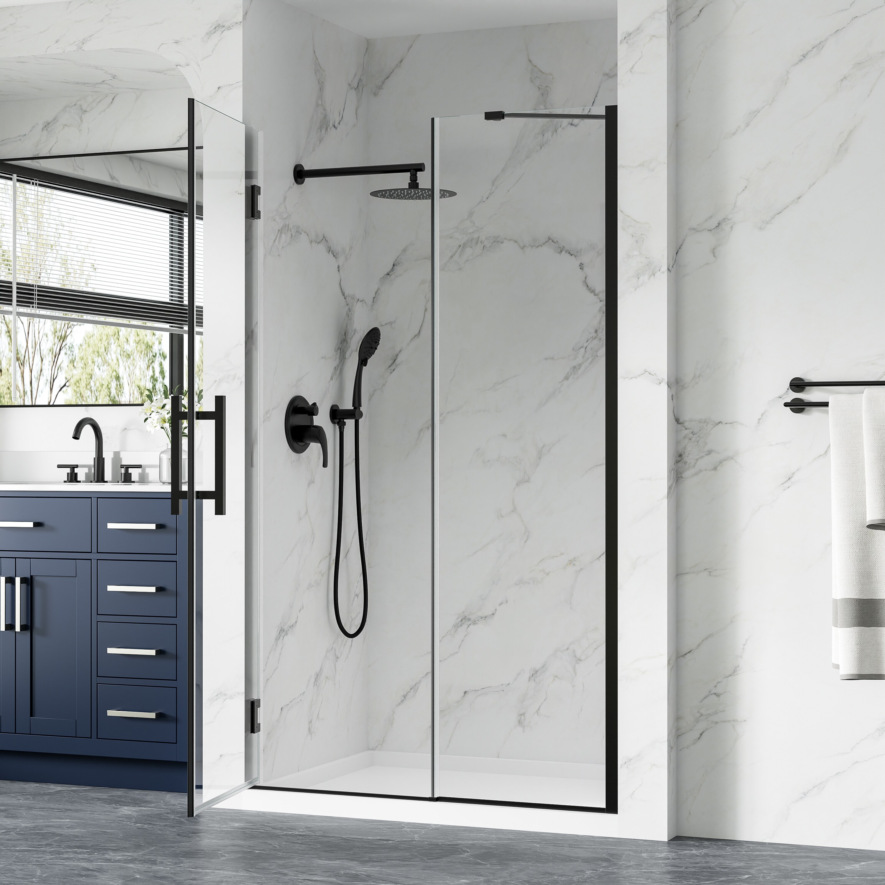 Forclover FLW-DP44MB Shower-Doors - View #3